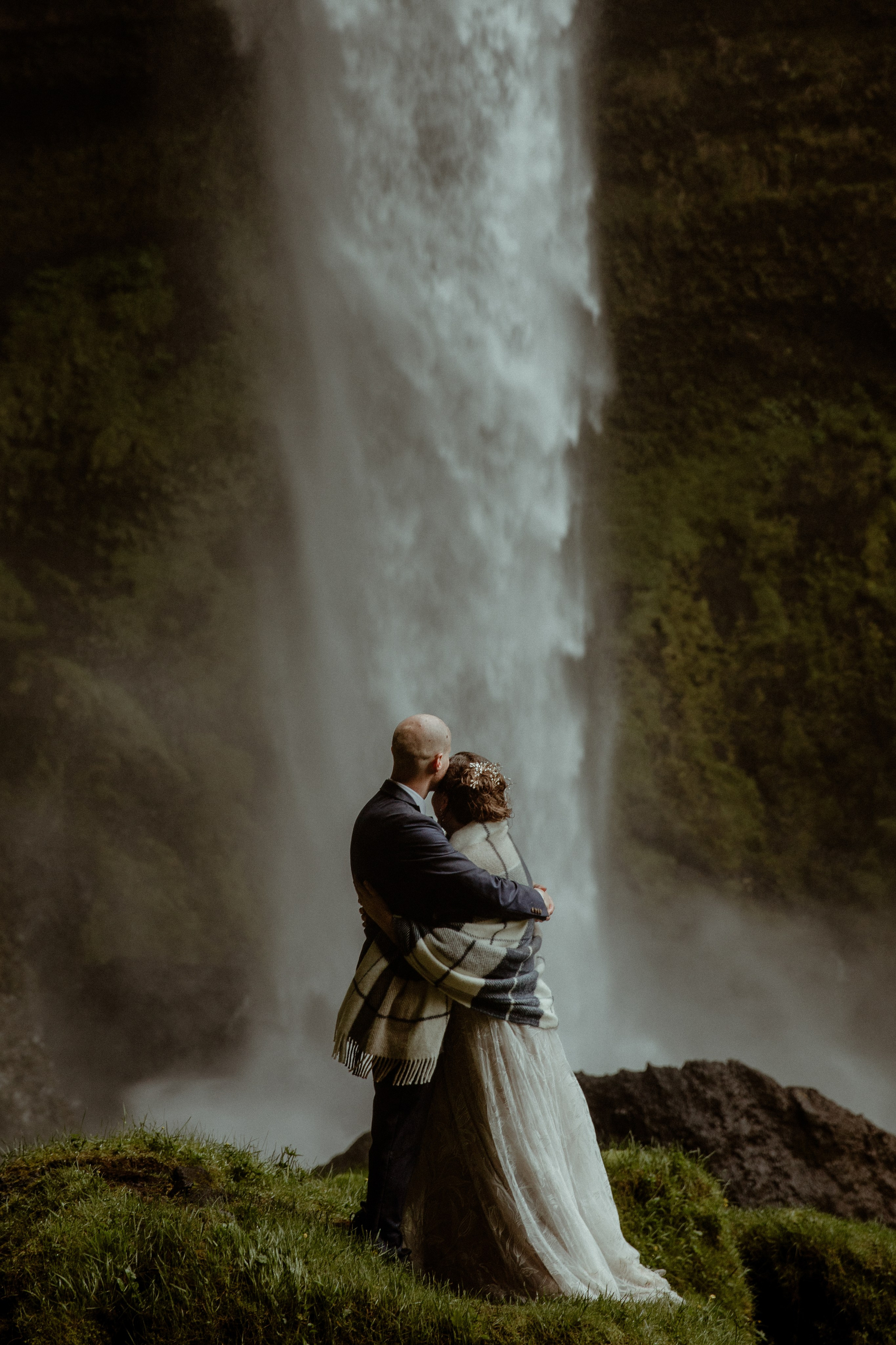 Iceland Elopement at Black Sand Beach. Iceland elopement photographer & videographer