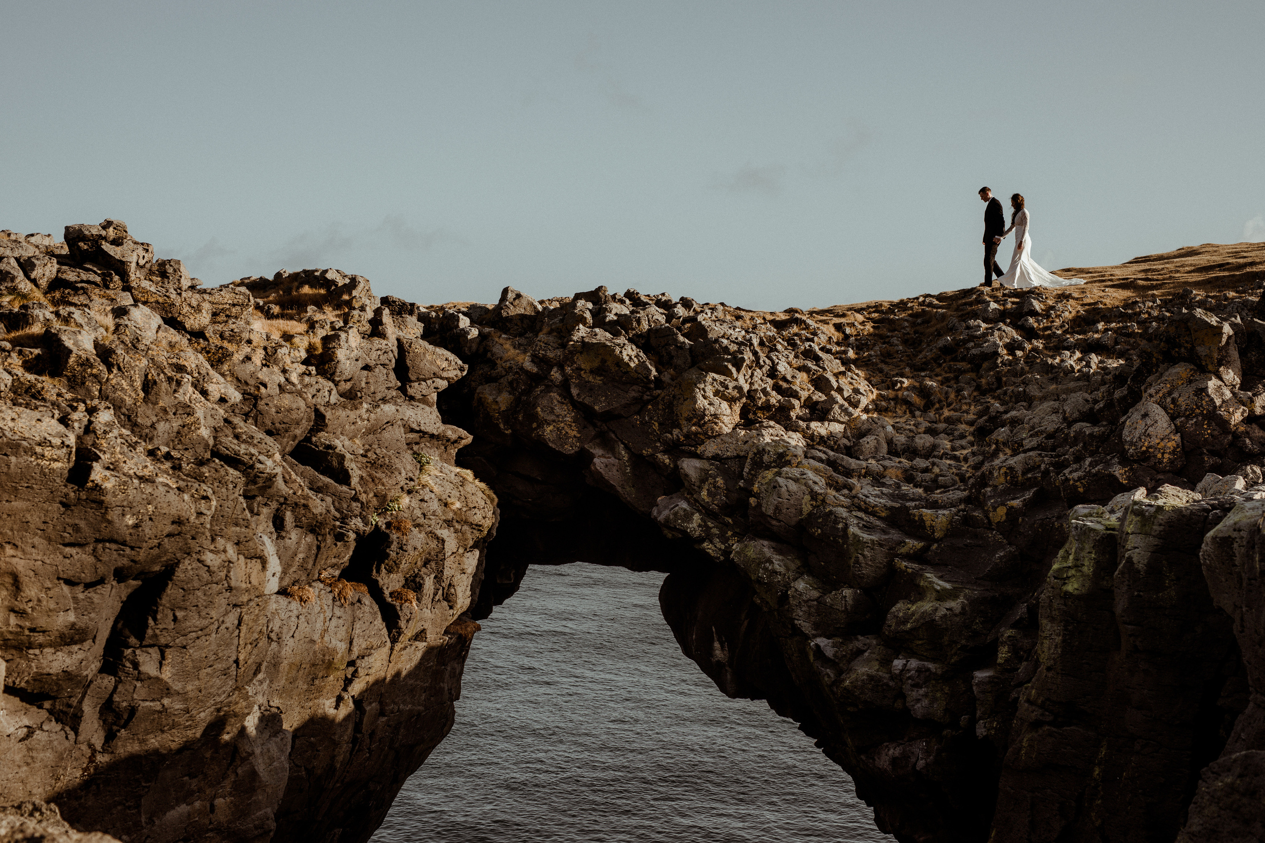 Scenic Fjords Elopement in Iceland. Iceland elopement photographer & videographer