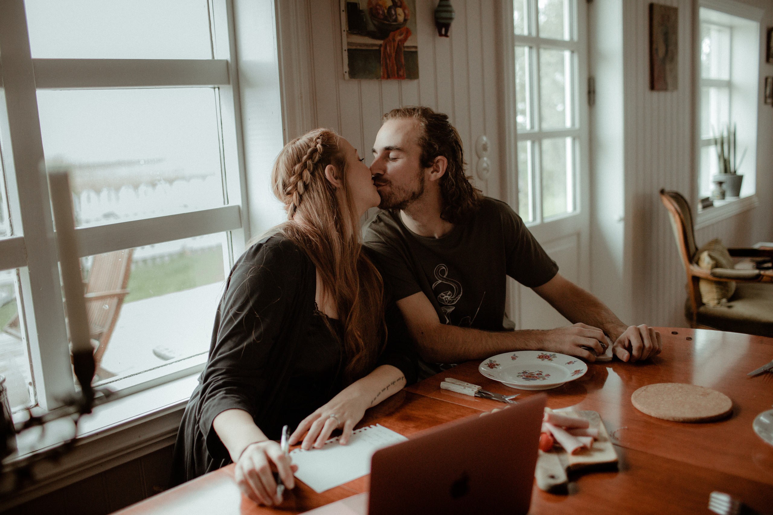 Ceremony at secret waterfall Iceland. Iceland elopement photographer & videographer