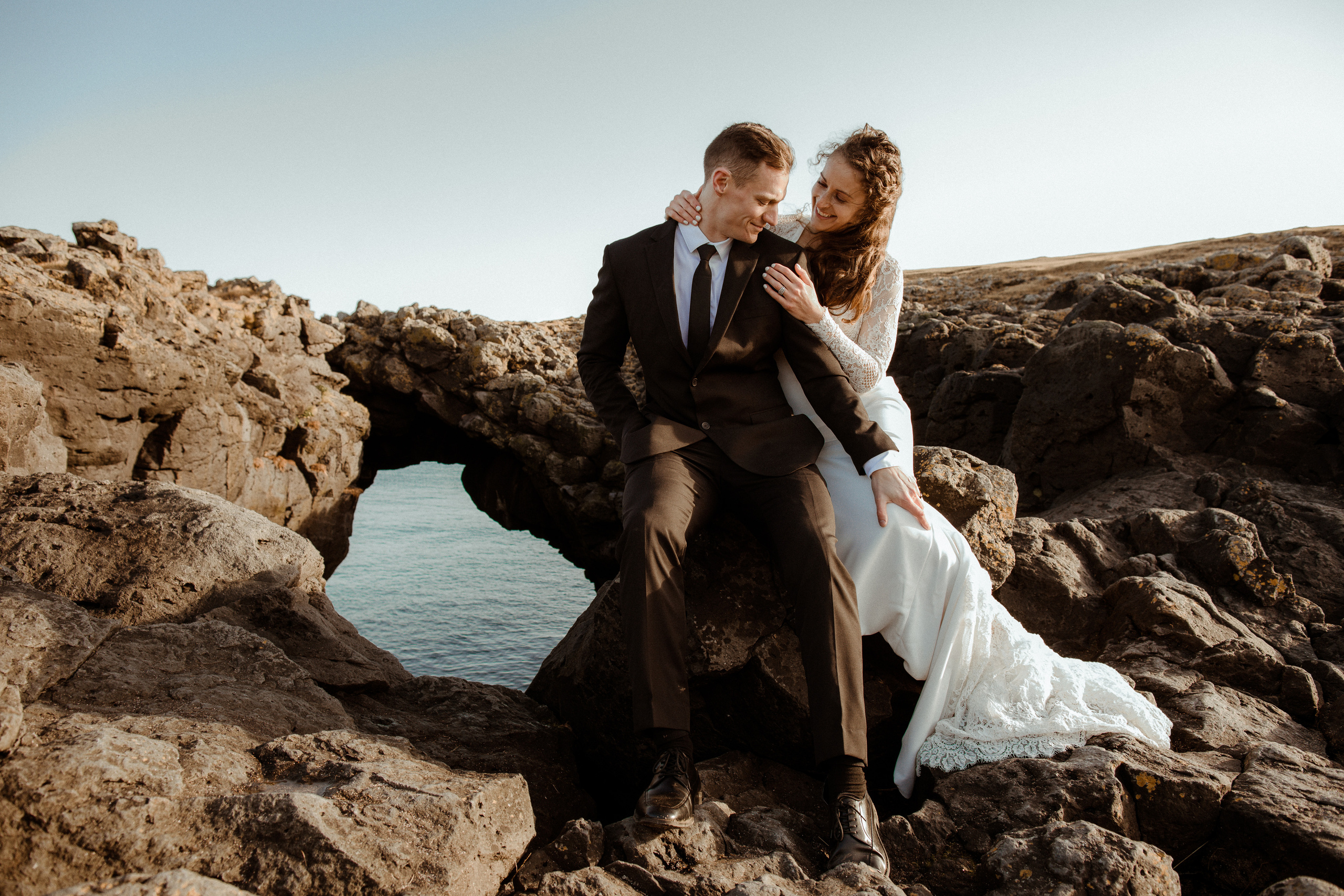 Scenic Fjords Elopement in Iceland. Iceland elopement photographer & videographer