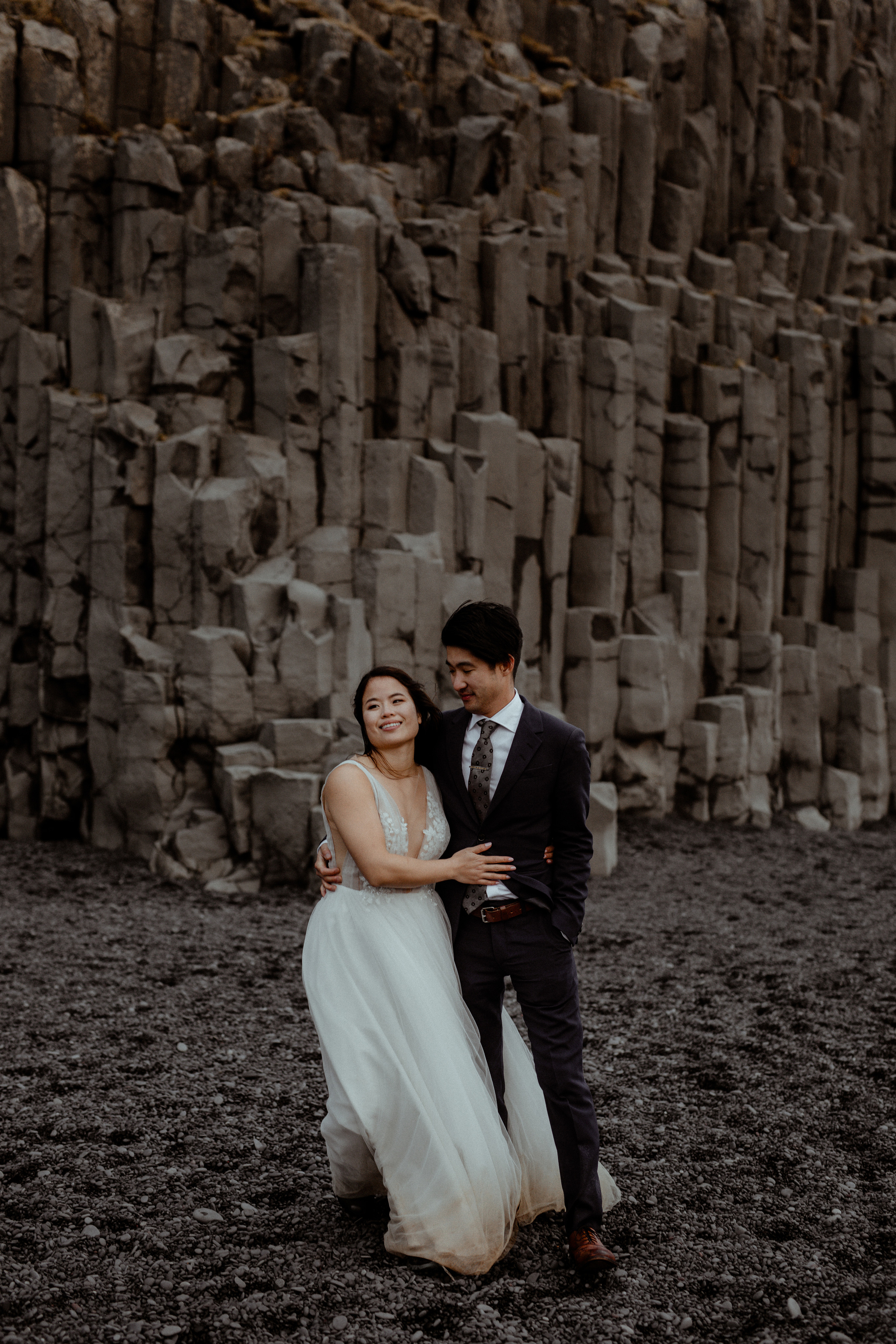 Hidden Waterfalls Iceland Elopement. Iceland elopement photographer & videographer
