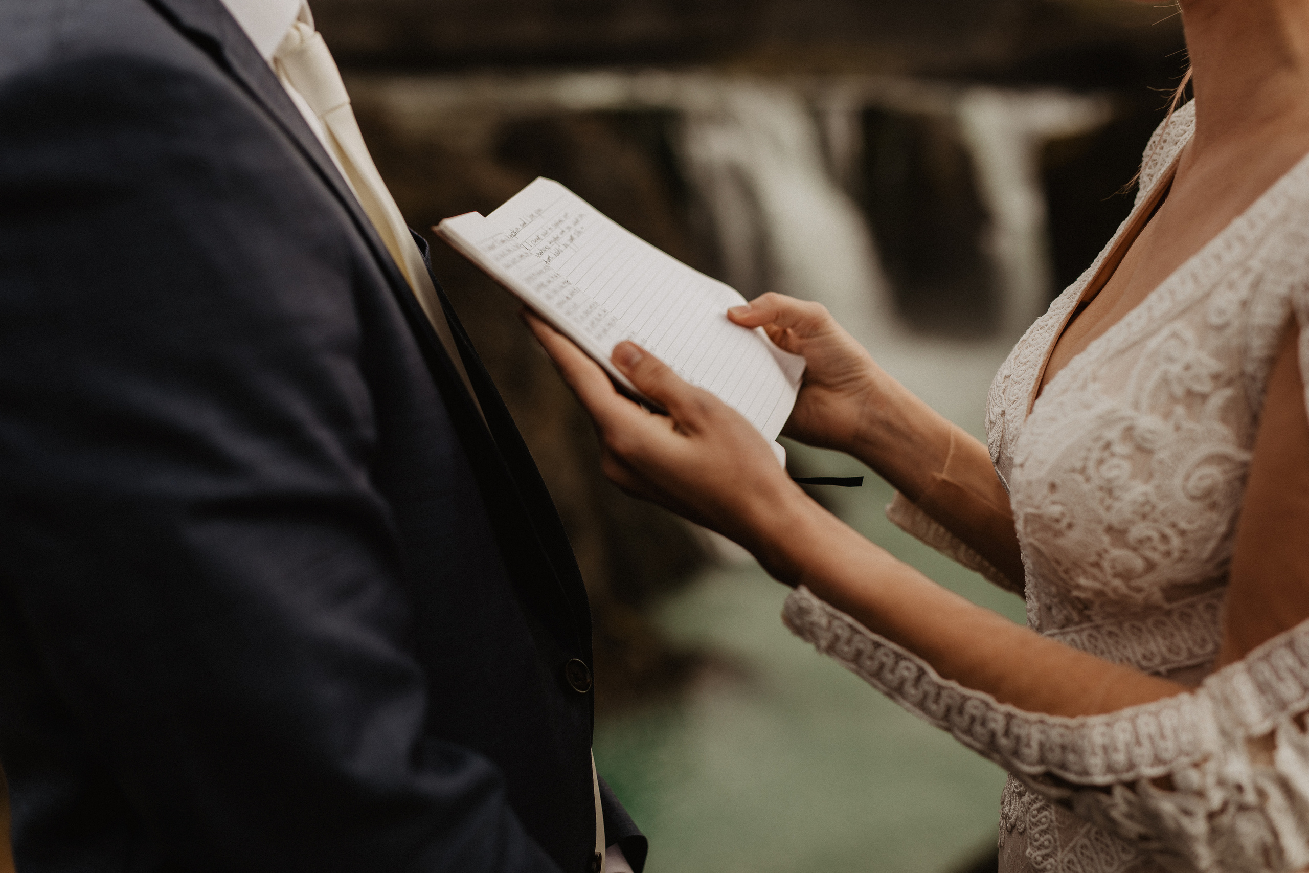 Elopement at Haifoss waterfall. Iceland elopement photographer & videographer