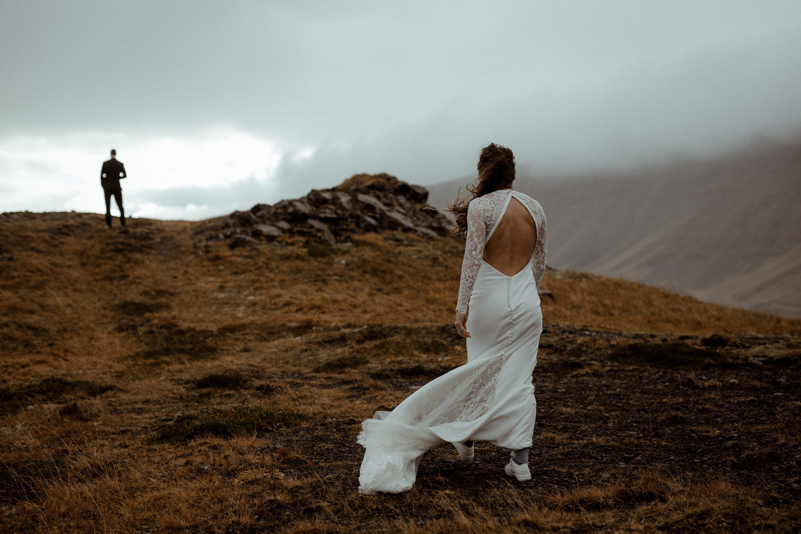 Scenic Fjords Elopement in Iceland. Iceland elopement photographer & videographer