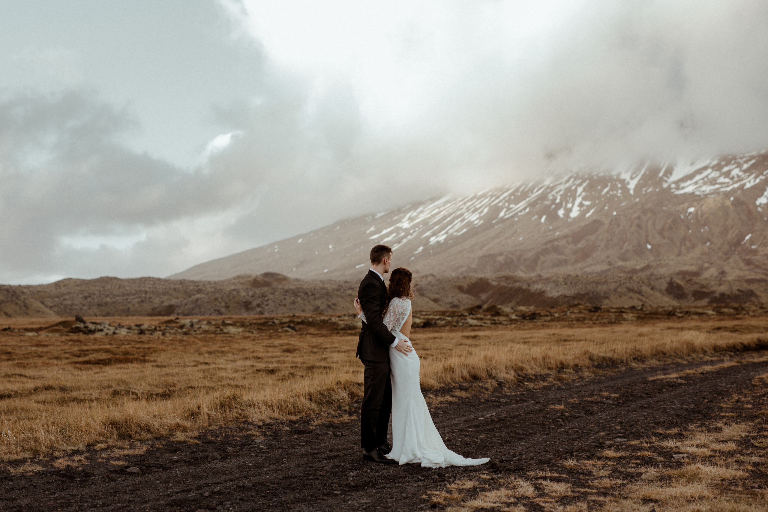Scenic Fjords Elopement in Iceland. Iceland elopement photographer & videographer