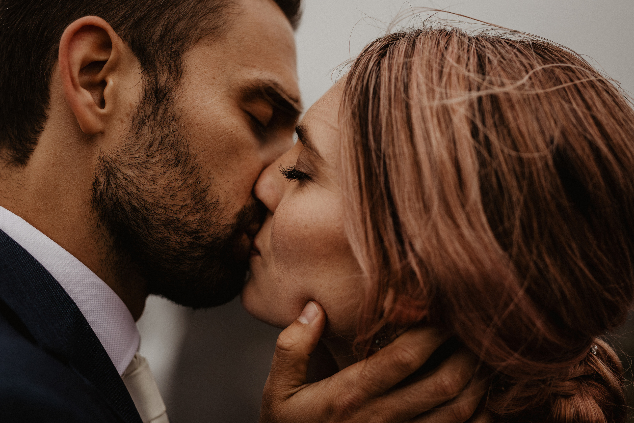 Elopement at Haifoss waterfall. Iceland elopement photographer & videographer