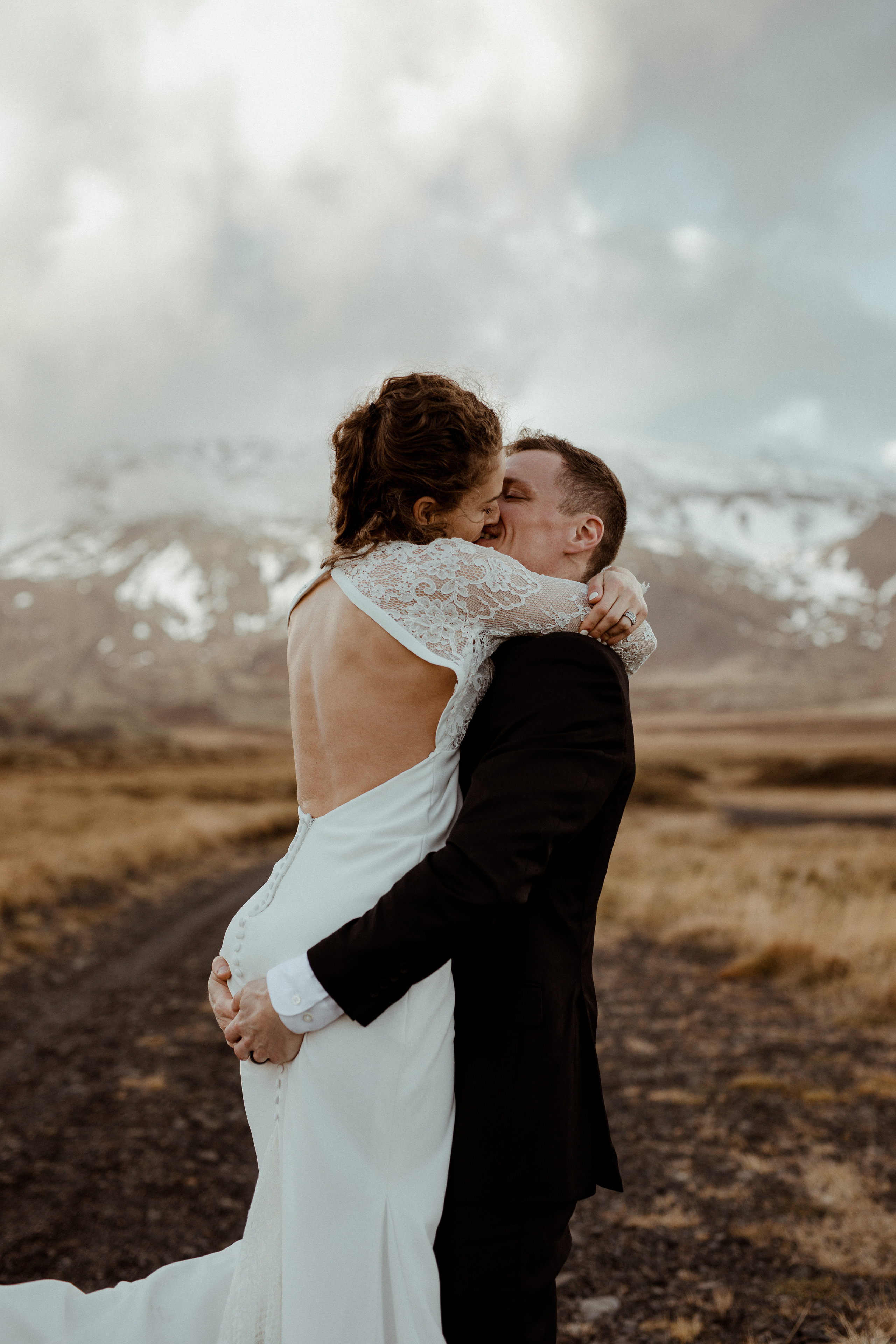 Scenic Fjords Elopement in Iceland. Iceland elopement photographer & videographer