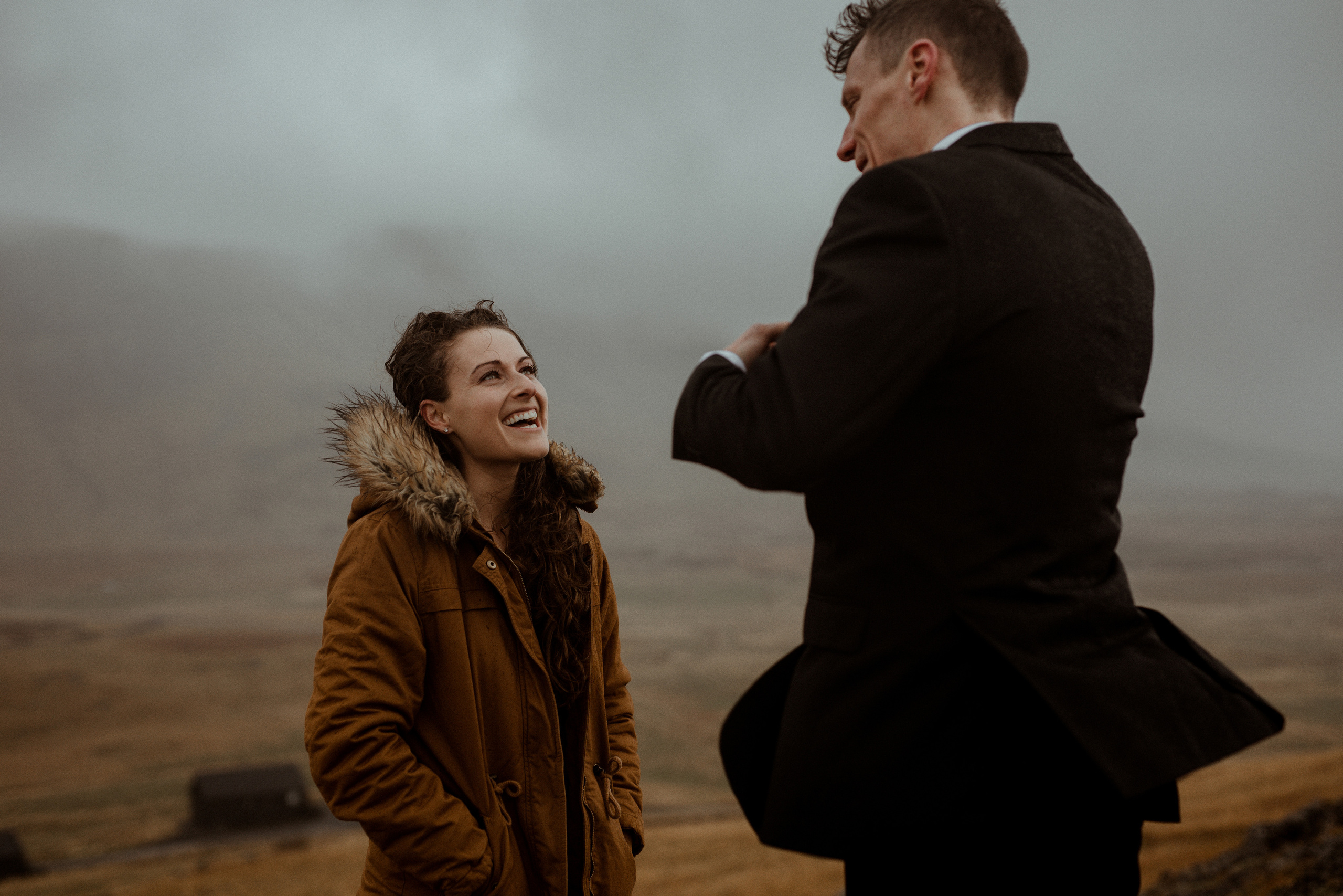 Scenic Fjords Elopement in Iceland. Iceland elopement photographer & videographer