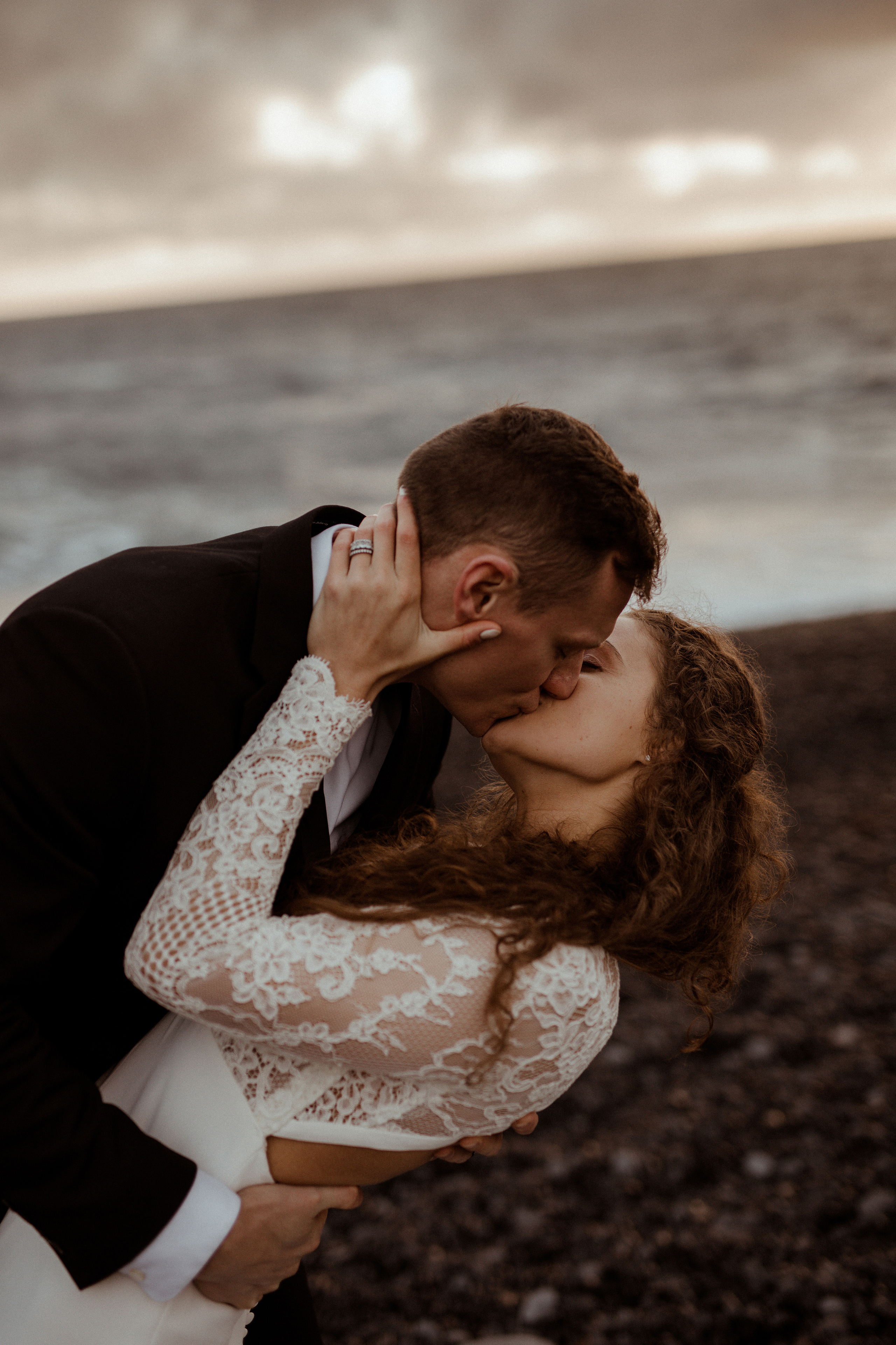 Scenic Fjords Elopement in Iceland. Iceland elopement photographer & videographer