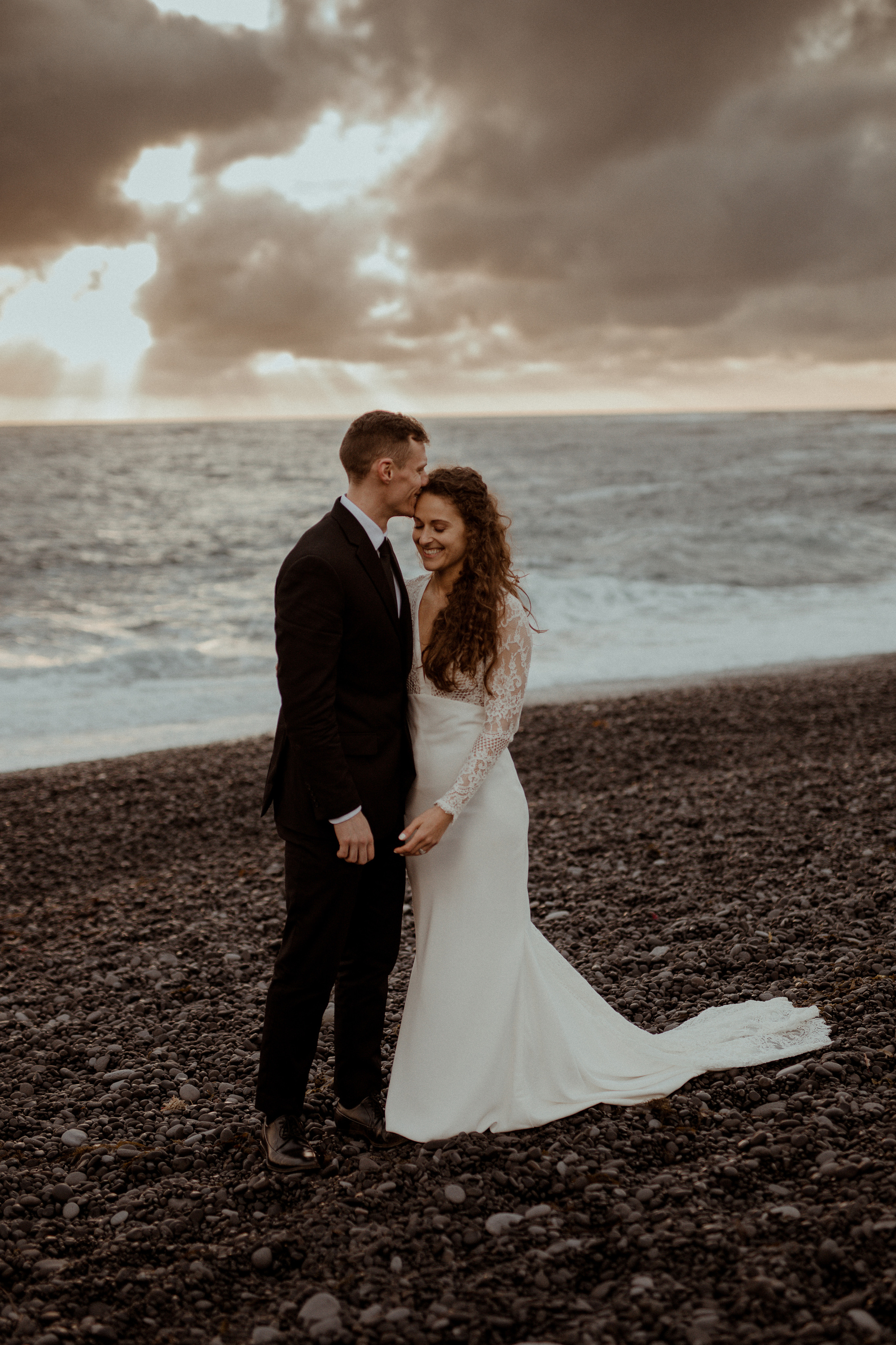 Scenic Fjords Elopement in Iceland. Iceland elopement photographer & videographer