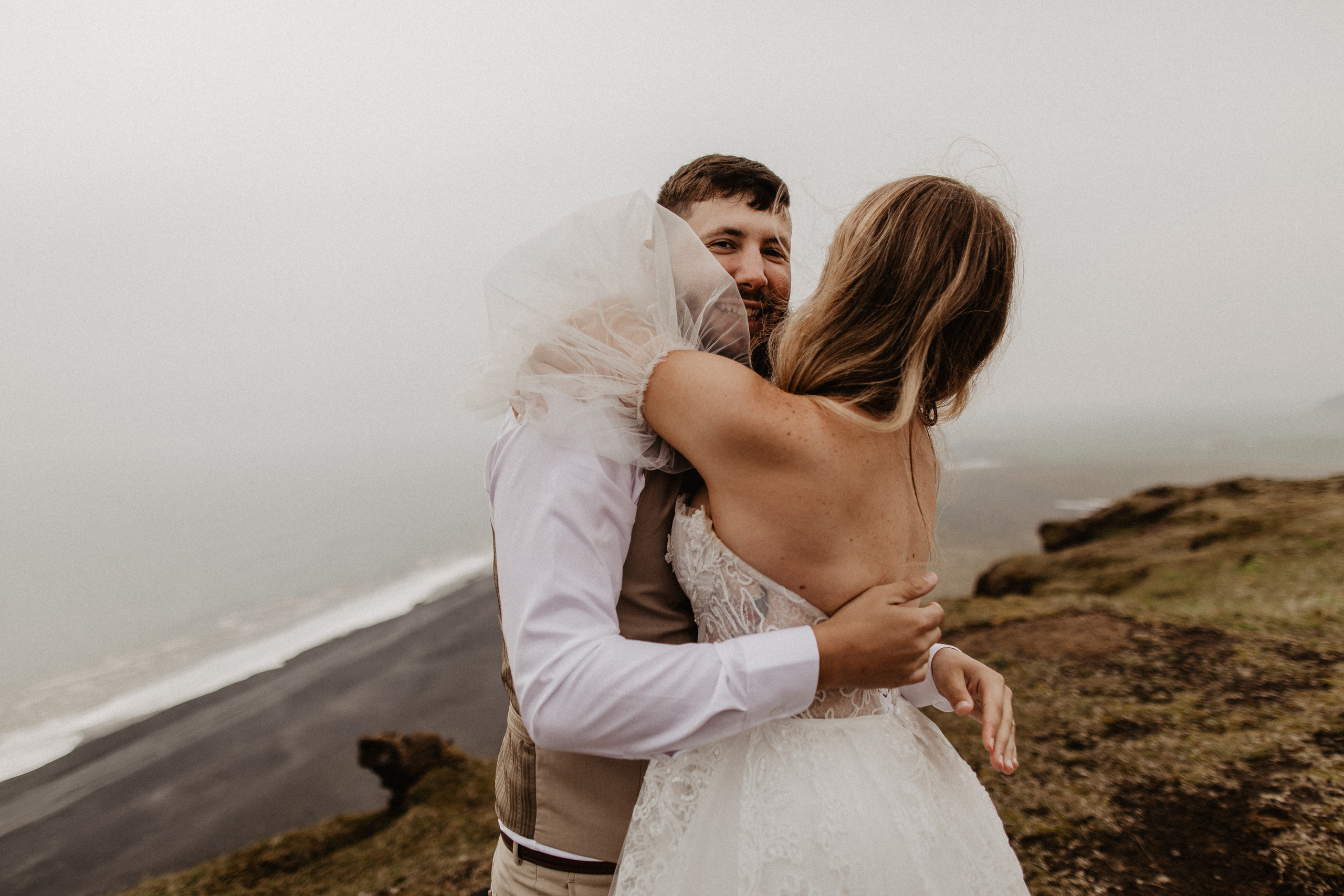 Vow exchanging ceremony in Iceland | Elopement in South Iceland. Iceland elopement photographer & videographer