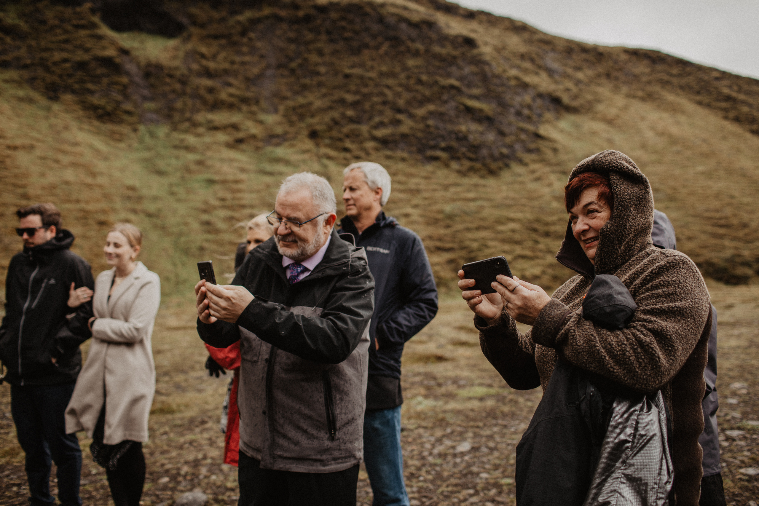 Elopement at secret canyon Iceland and diamond black beach. Iceland elopement photographer & videographer