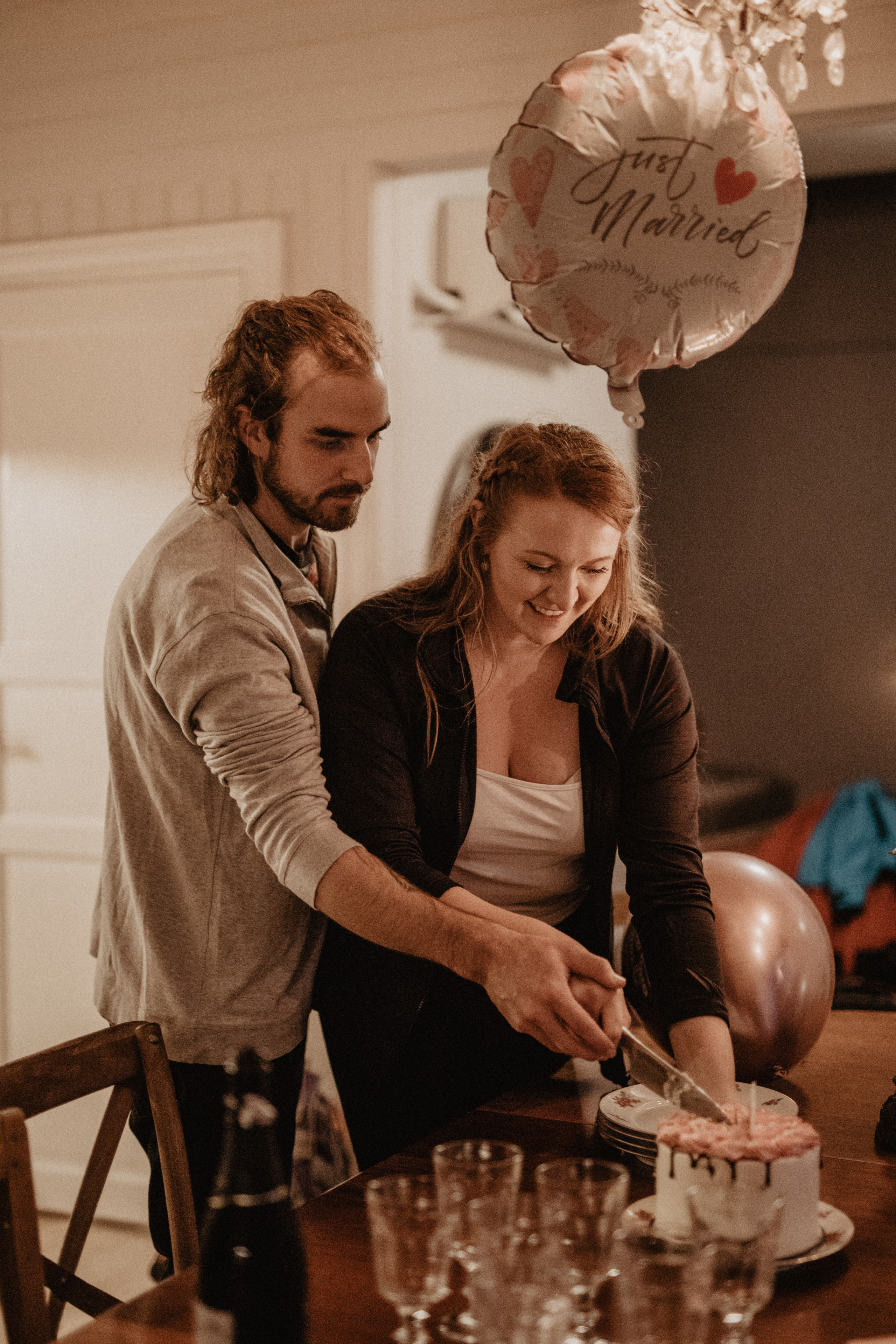 Ceremony at secret waterfall Iceland. Iceland elopement photographer & videographer