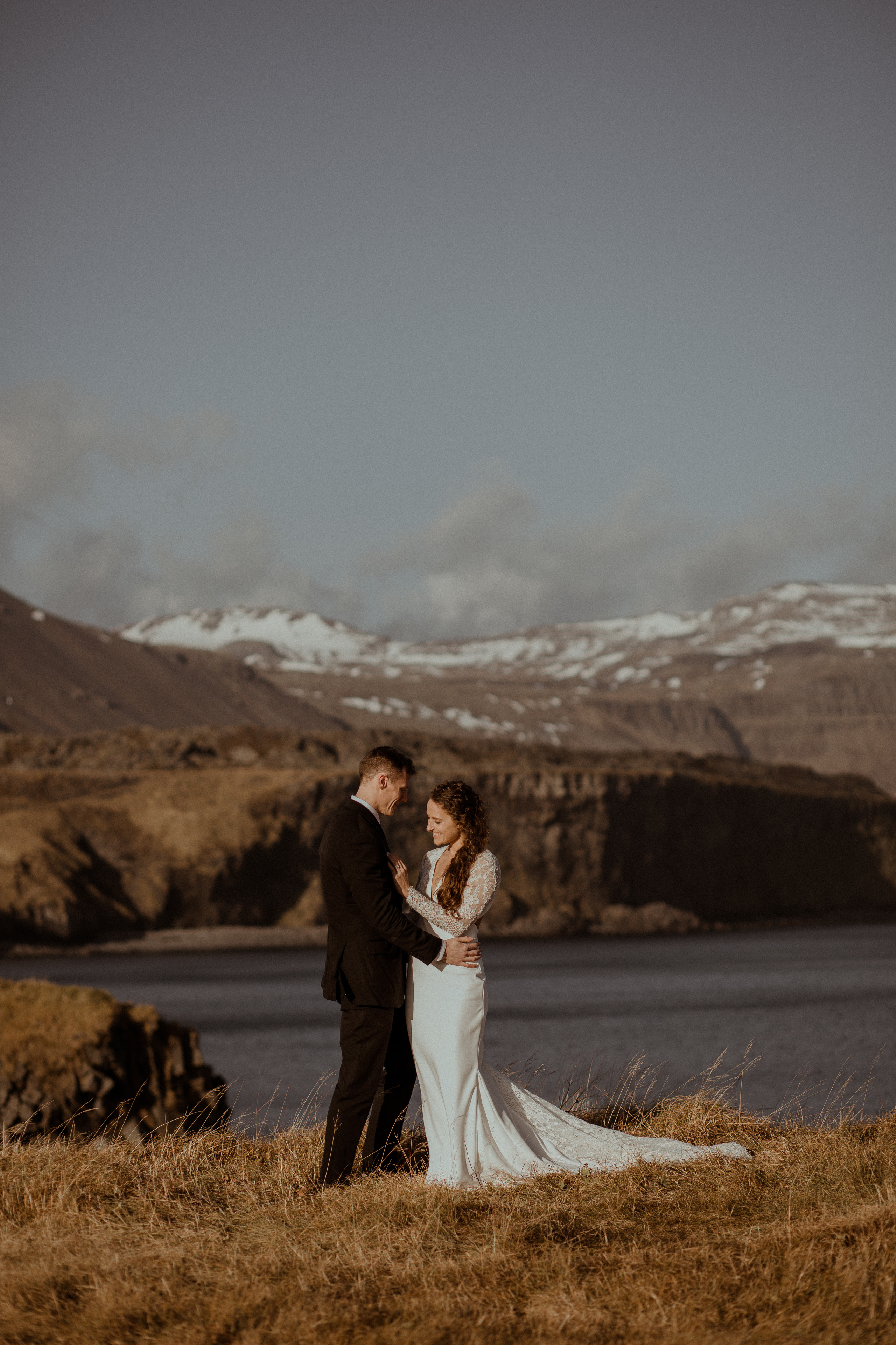 Scenic Fjords Elopement in Iceland. Iceland elopement photographer & videographer