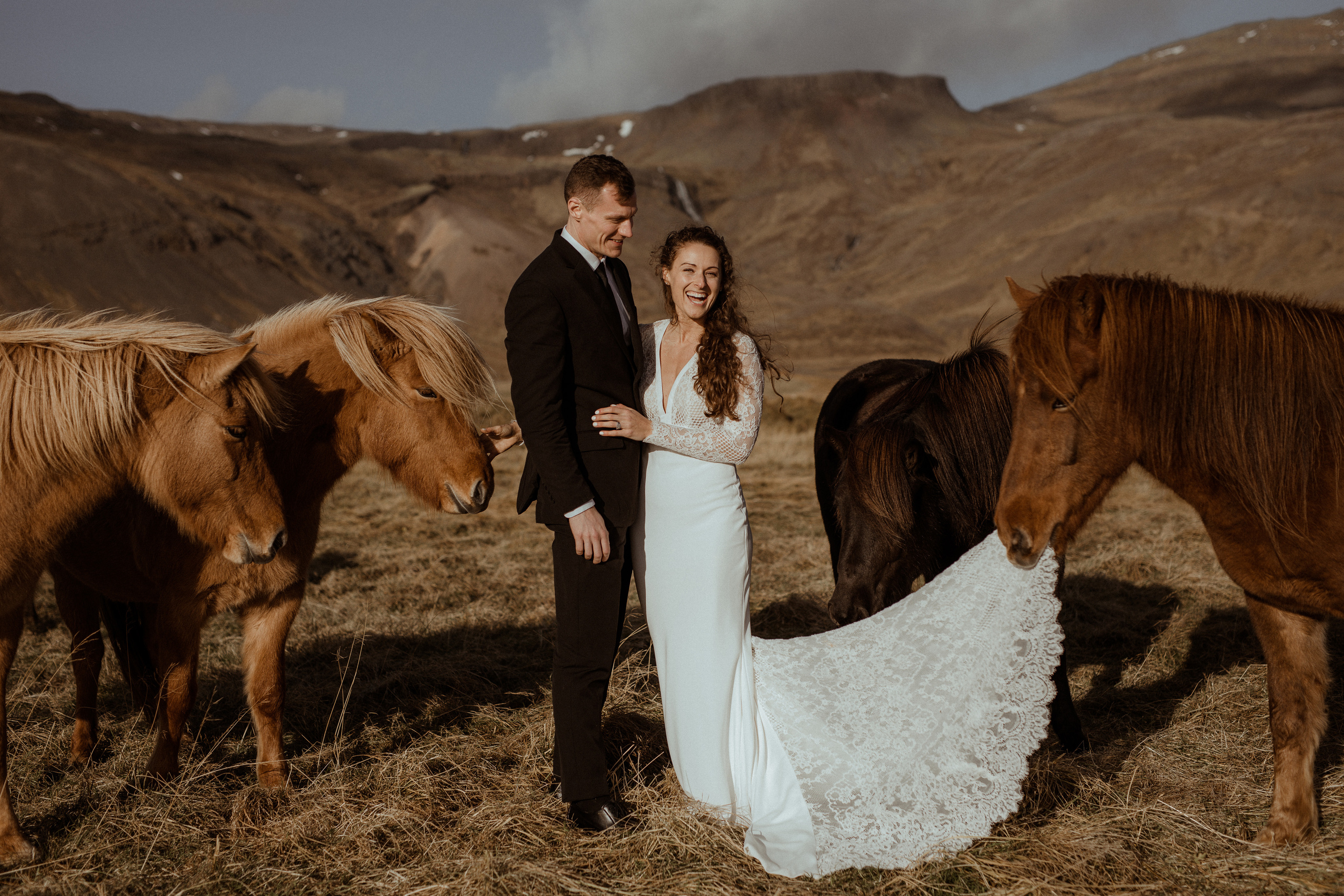 Scenic Fjords Elopement in Iceland. Iceland elopement photographer & videographer