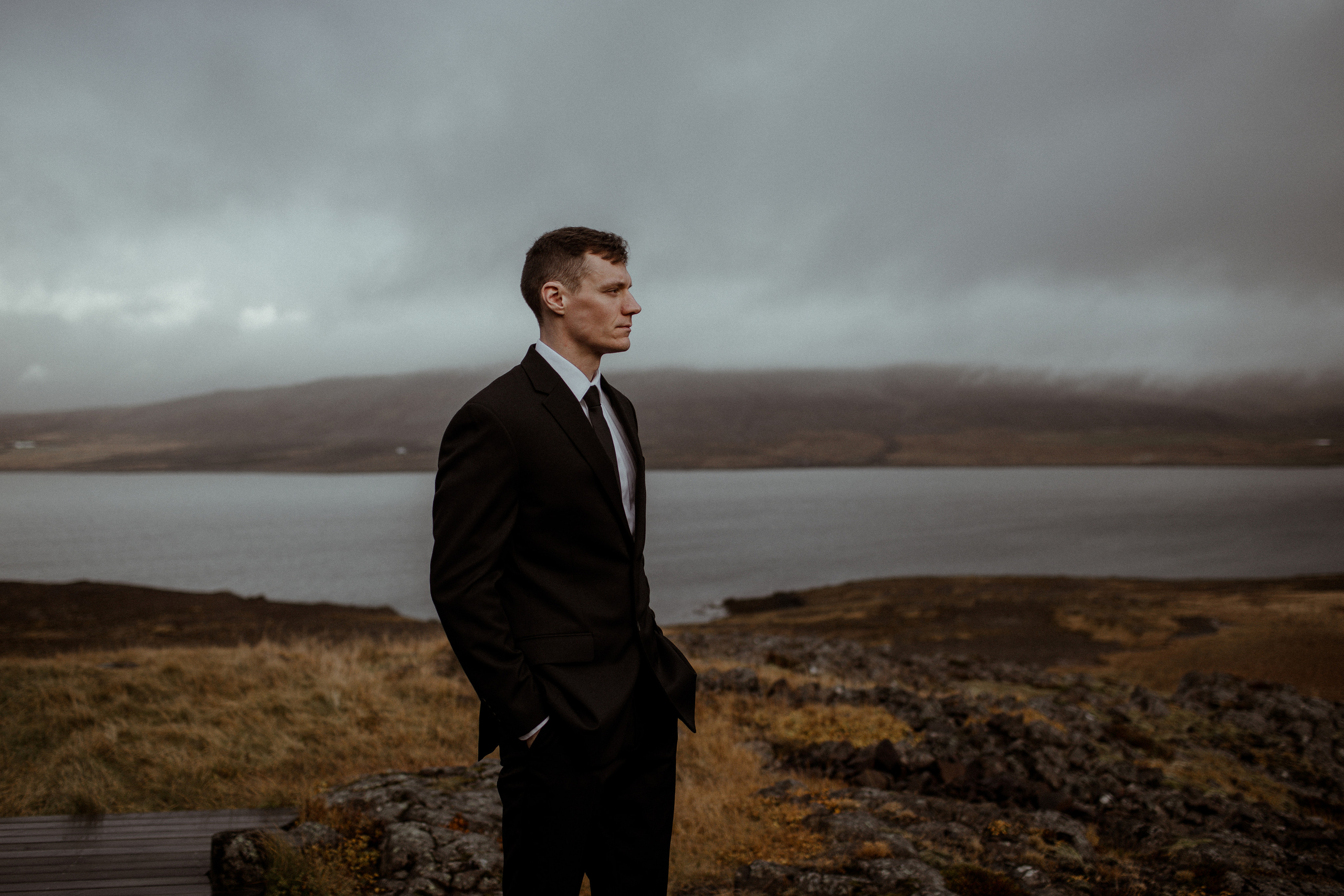 Scenic Fjords Elopement in Iceland. Iceland elopement photographer & videographer