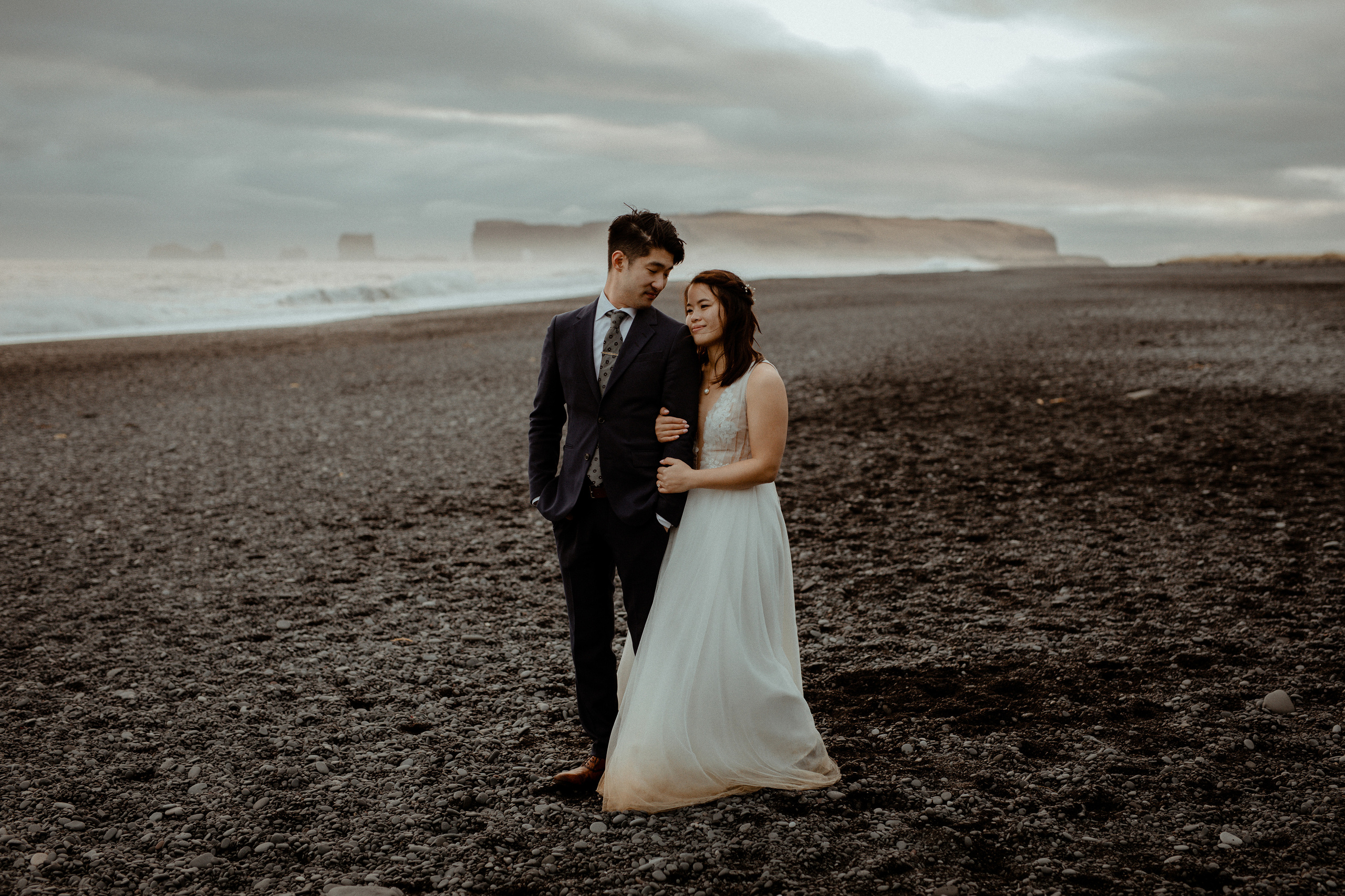 Hidden Waterfalls Iceland Elopement. Iceland elopement photographer & videographer