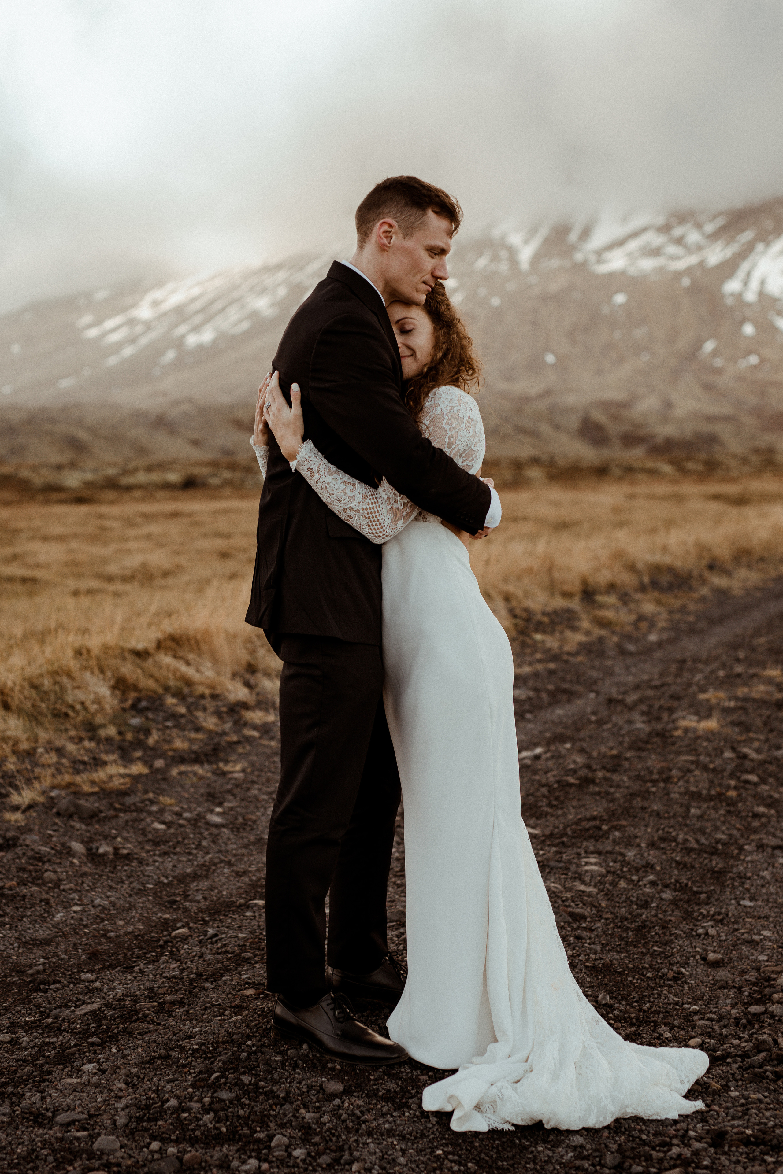 Scenic Fjords Elopement in Iceland. Iceland elopement photographer & videographer