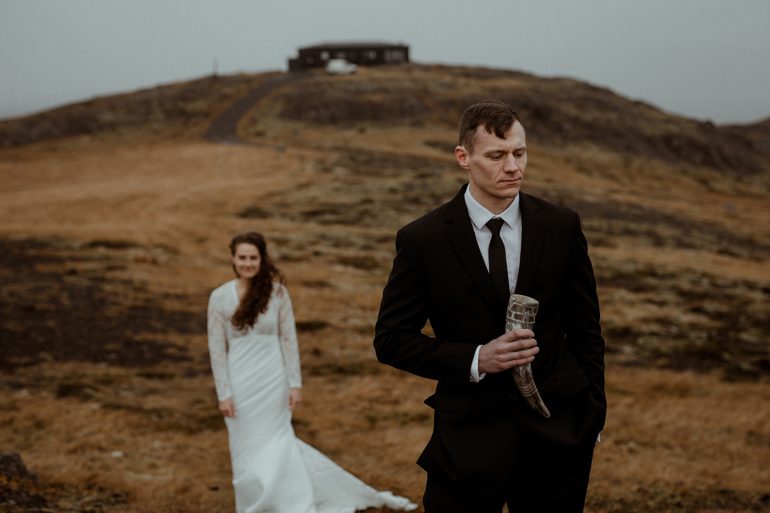 Scenic Fjords Elopement in Iceland. Iceland elopement photographer & videographer