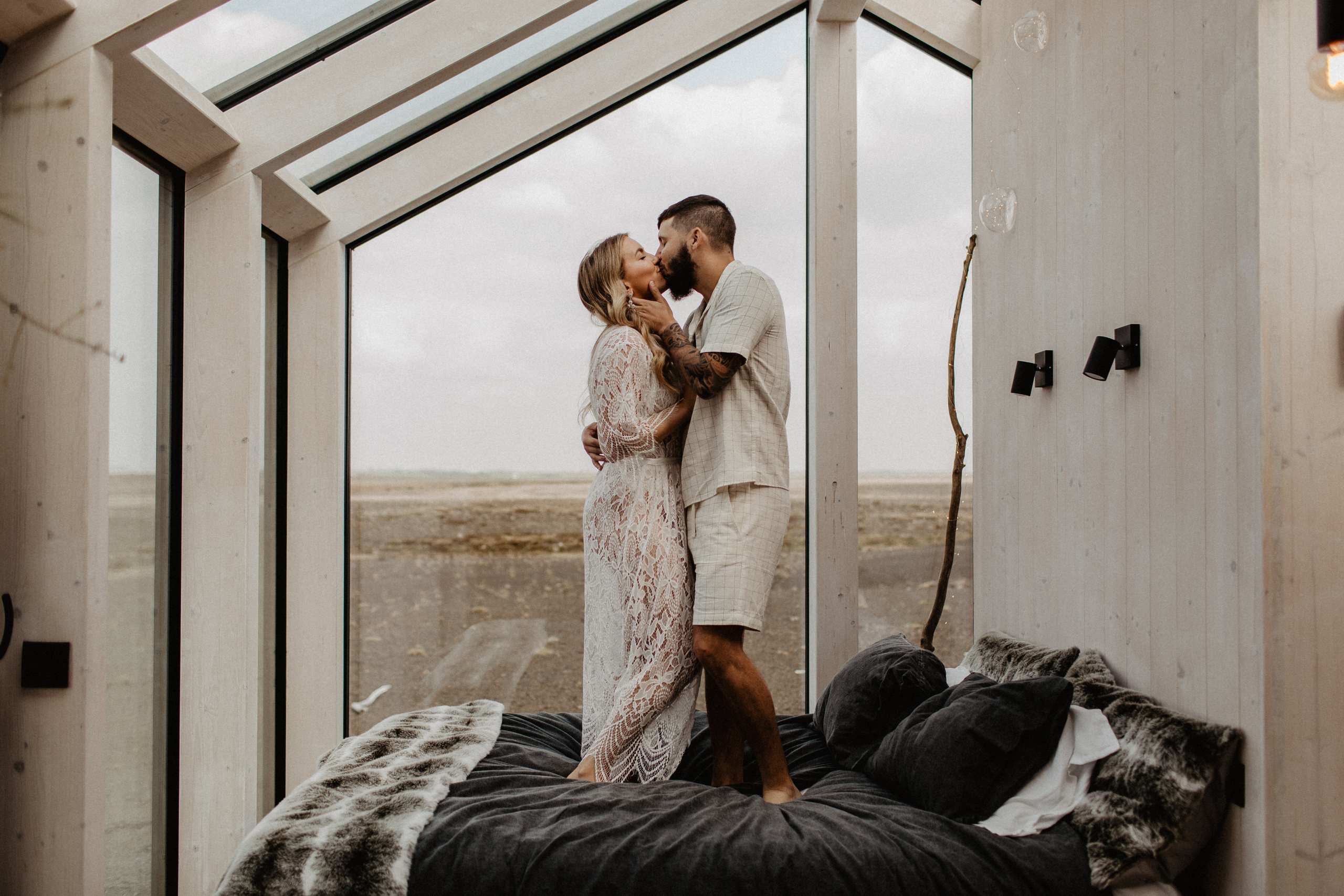 Vow exchanging ceremony in Iceland | Elopement in South Iceland. Iceland elopement photographer & videographer