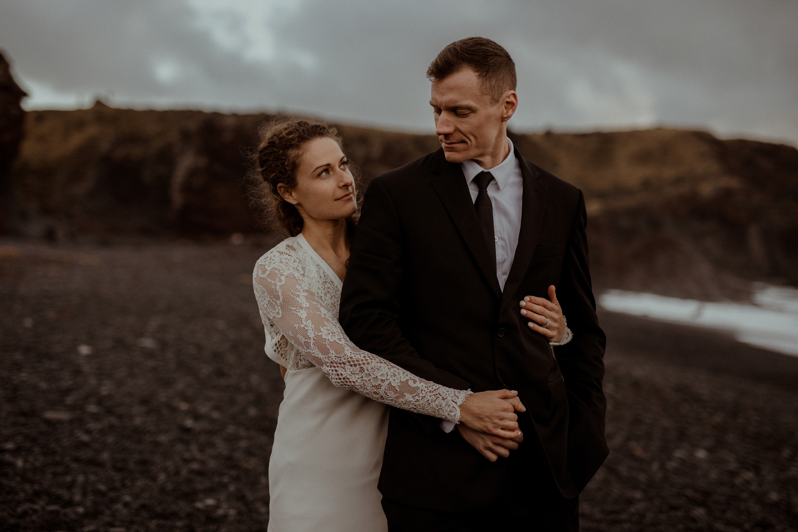 Scenic Fjords Elopement in Iceland. Iceland elopement photographer & videographer