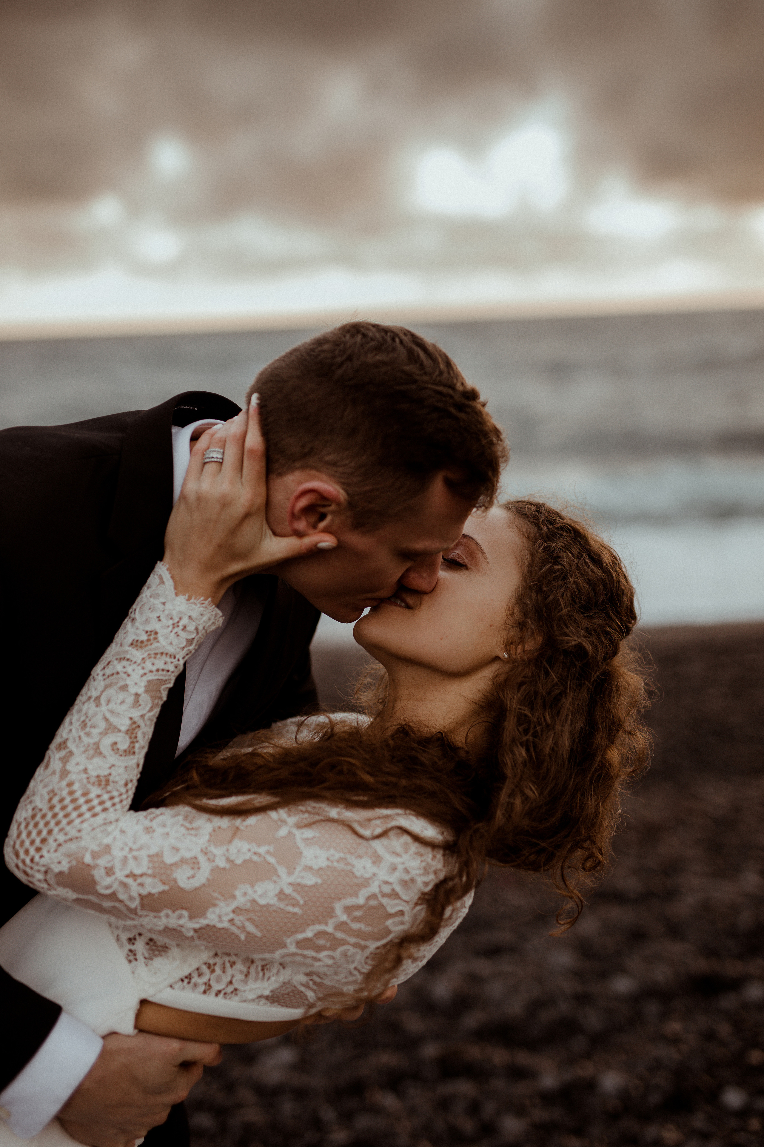 Scenic Fjords Elopement in Iceland. Iceland elopement photographer & videographer