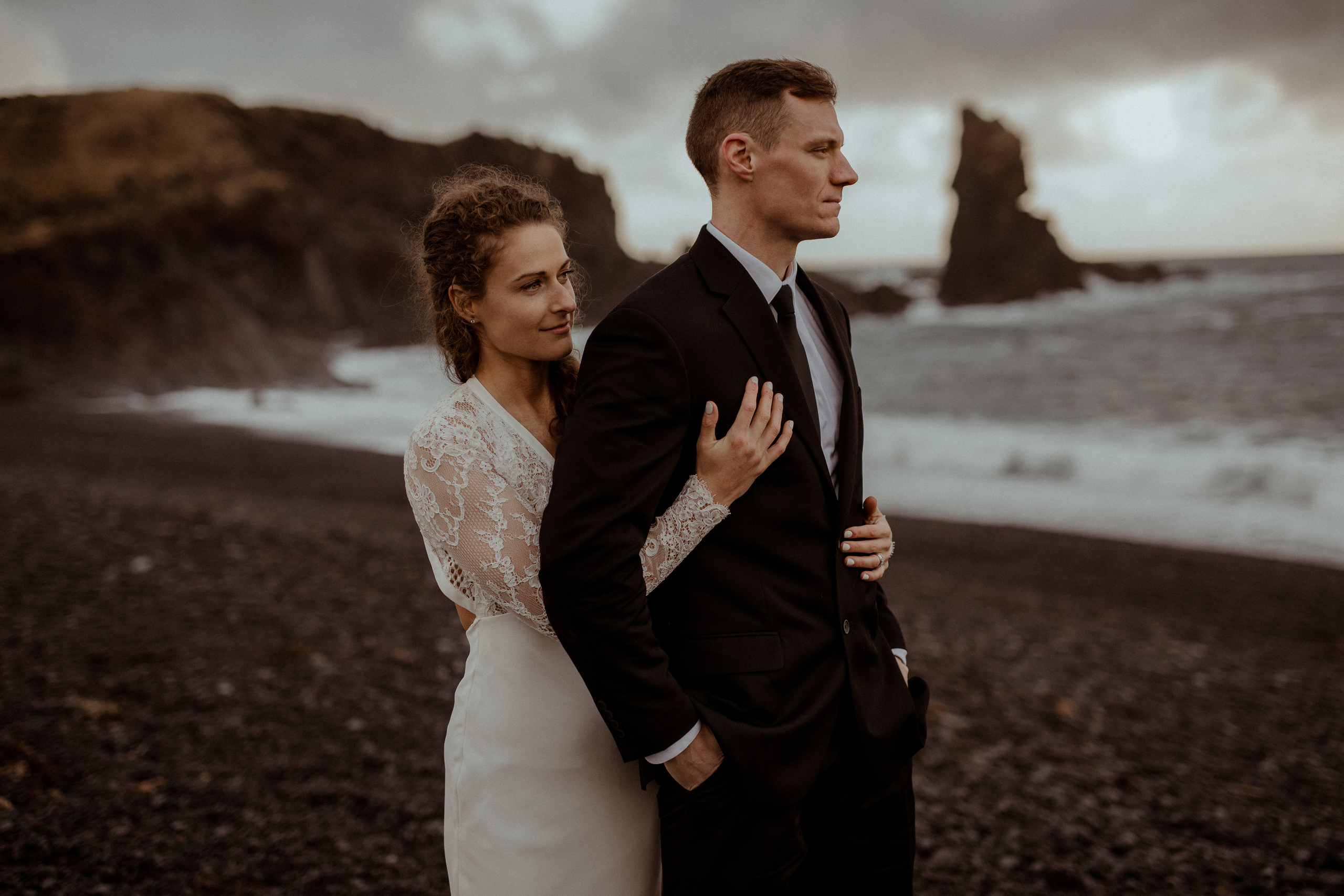 Scenic Fjords Elopement in Iceland. Iceland elopement photographer & videographer