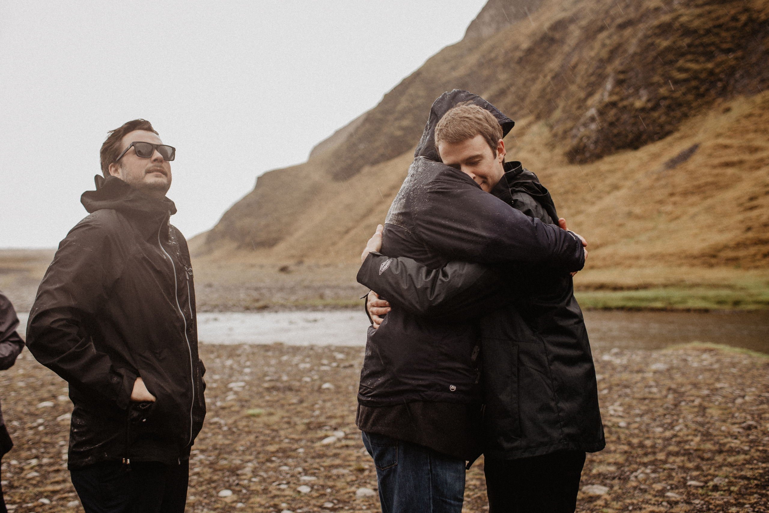 Elopement at secret canyon Iceland and diamond black beach. Iceland elopement photographer & videographer