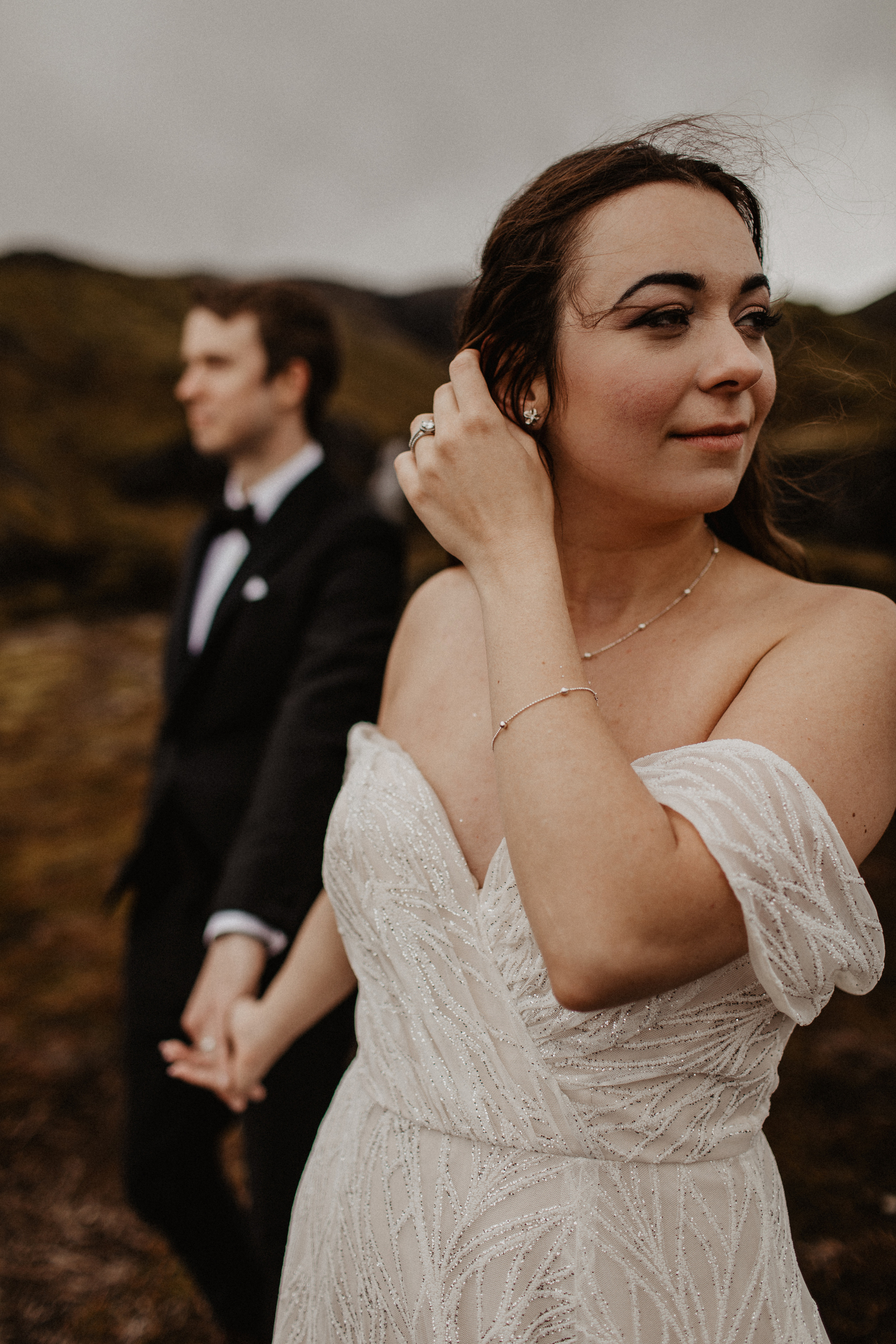 Elopement at secret canyon Iceland and diamond black beach. Iceland elopement photographer & videographer
