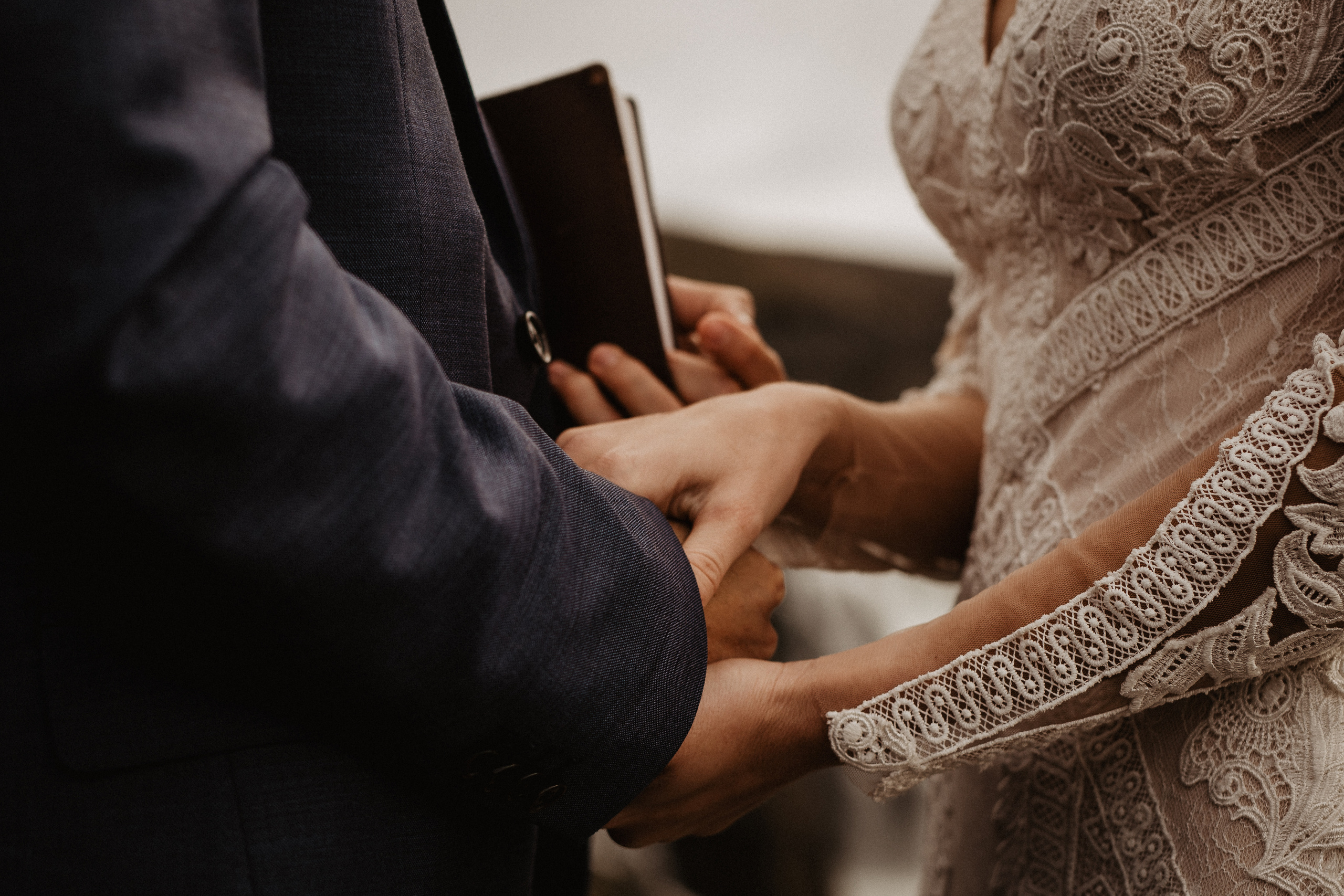 Elopement at Haifoss waterfall. Iceland elopement photographer & videographer