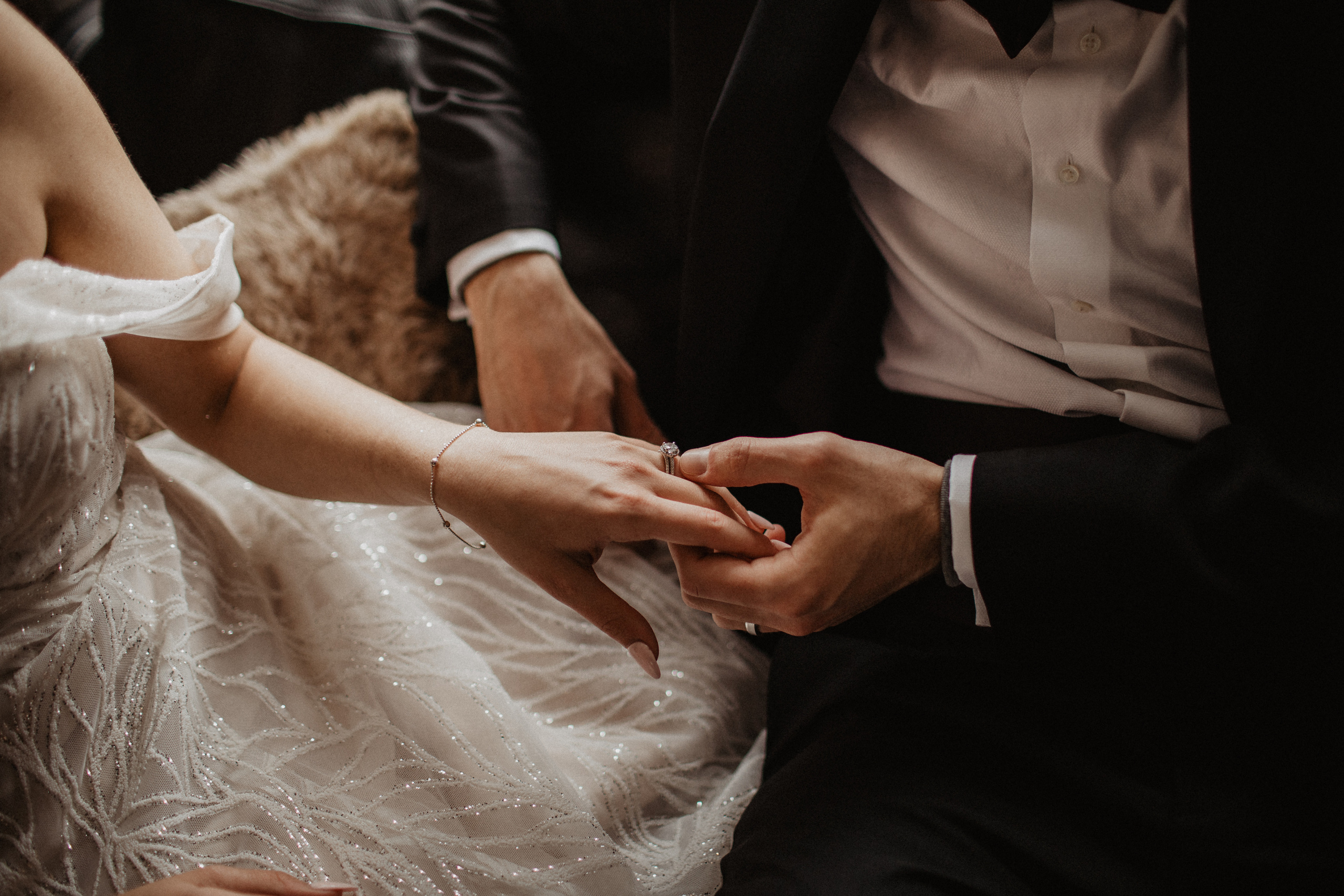 Elopement at secret canyon Iceland and diamond black beach. Iceland elopement photographer & videographer