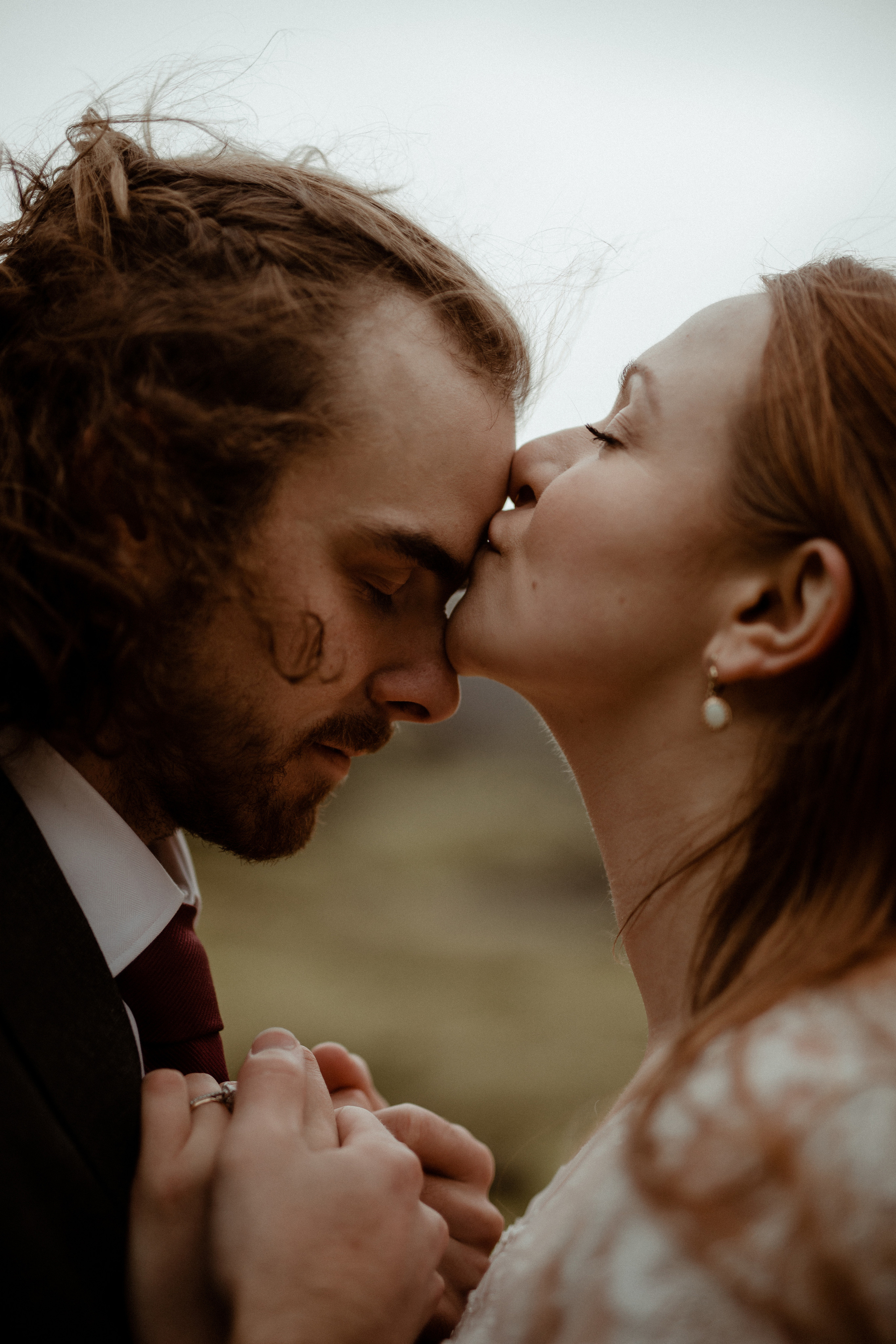 Ceremony at secret waterfall Iceland. Iceland elopement photographer & videographer