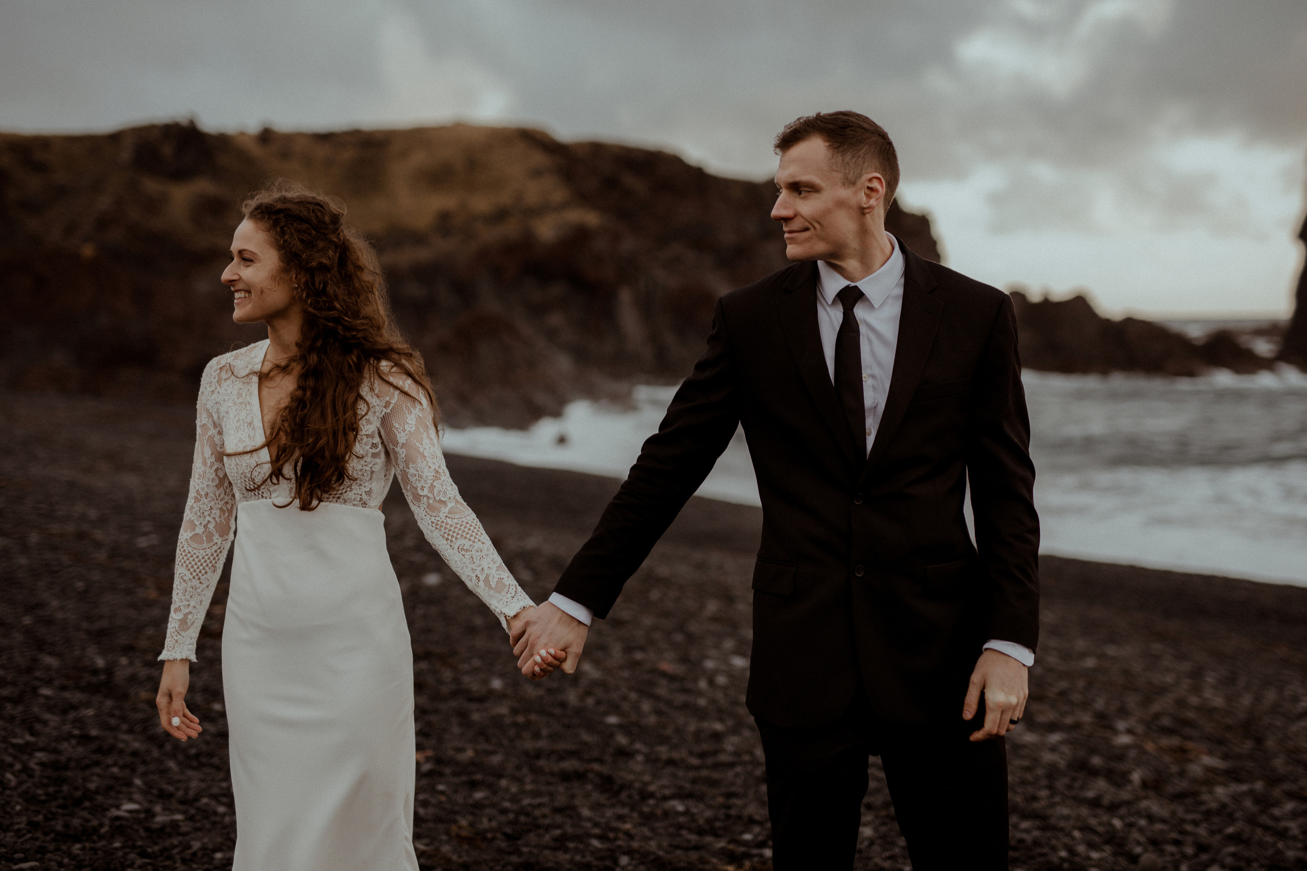 Scenic Fjords Elopement in Iceland. Iceland elopement photographer & videographer