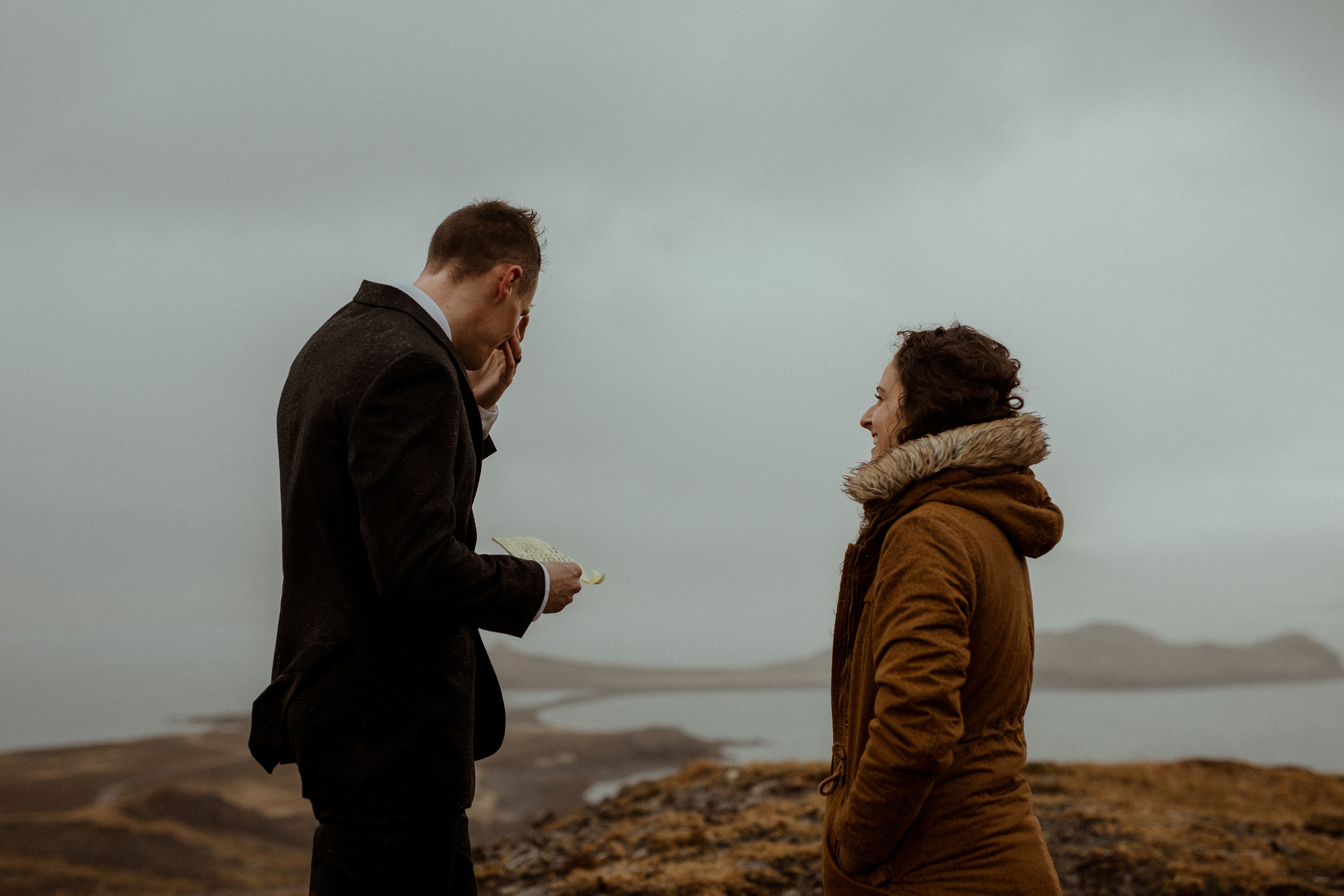 Scenic Fjords Elopement in Iceland. Iceland elopement photographer & videographer