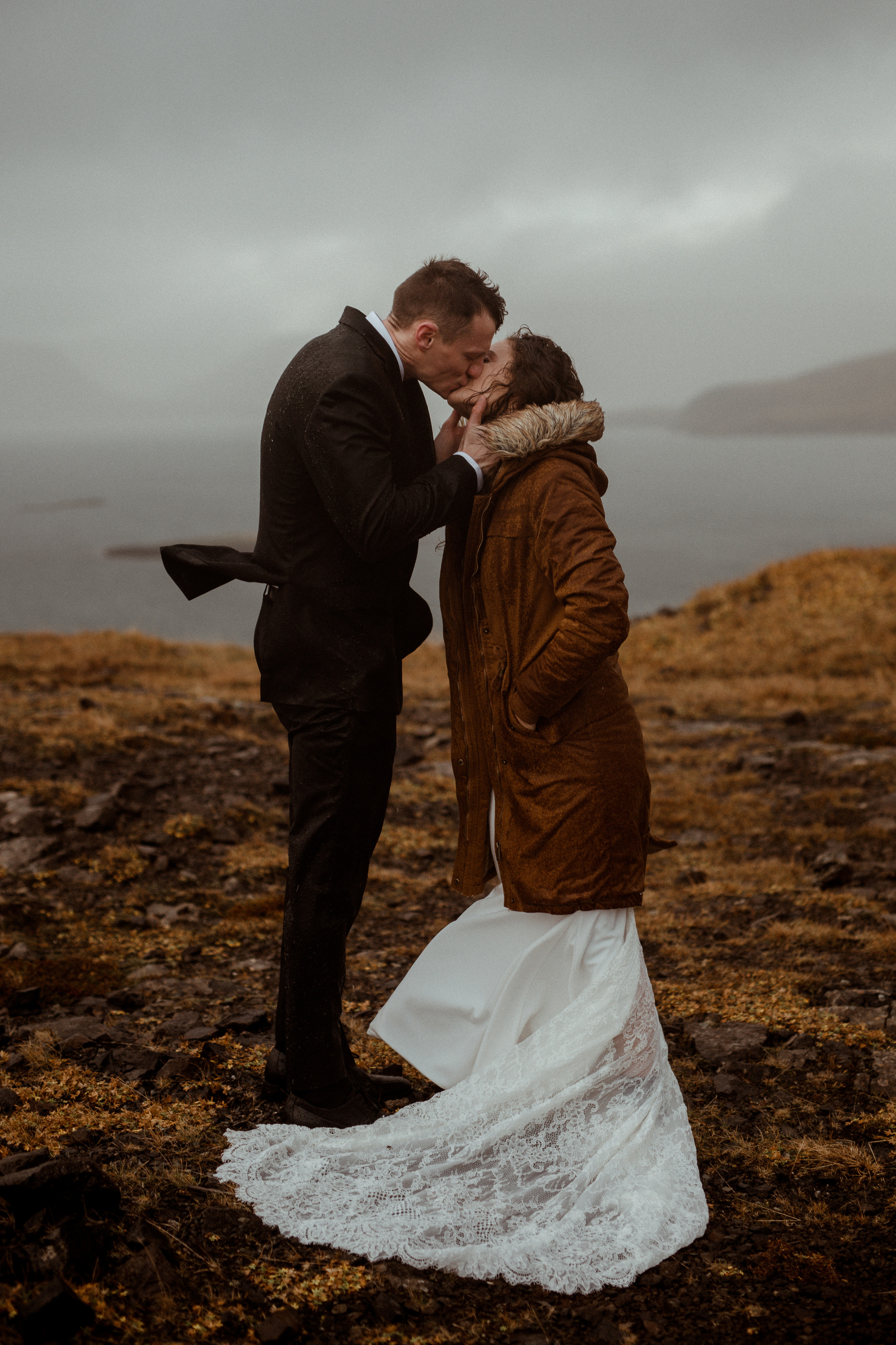 Scenic Fjords Elopement in Iceland. Iceland elopement photographer & videographer