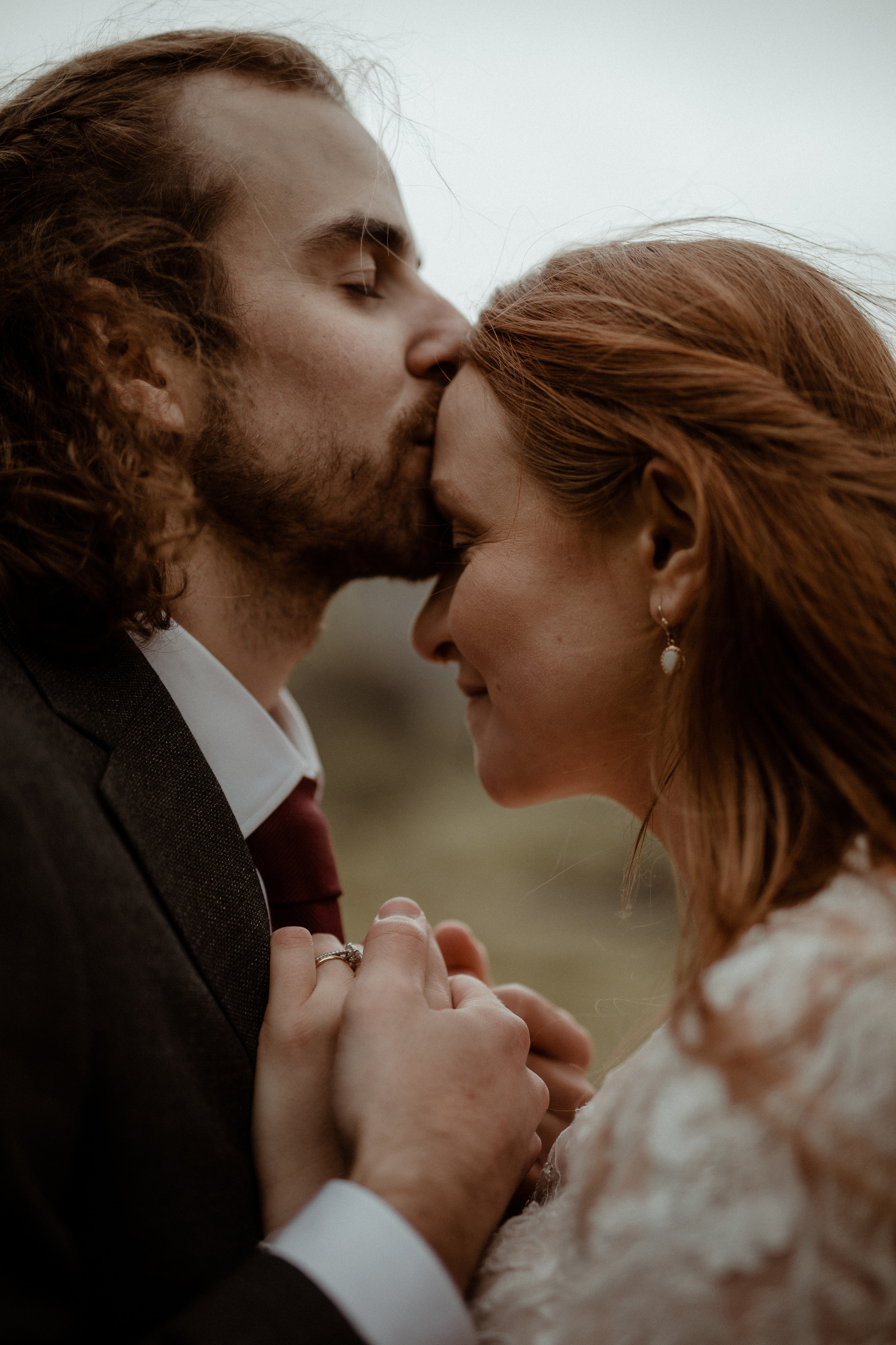 Ceremony at secret waterfall Iceland. Iceland elopement photographer & videographer