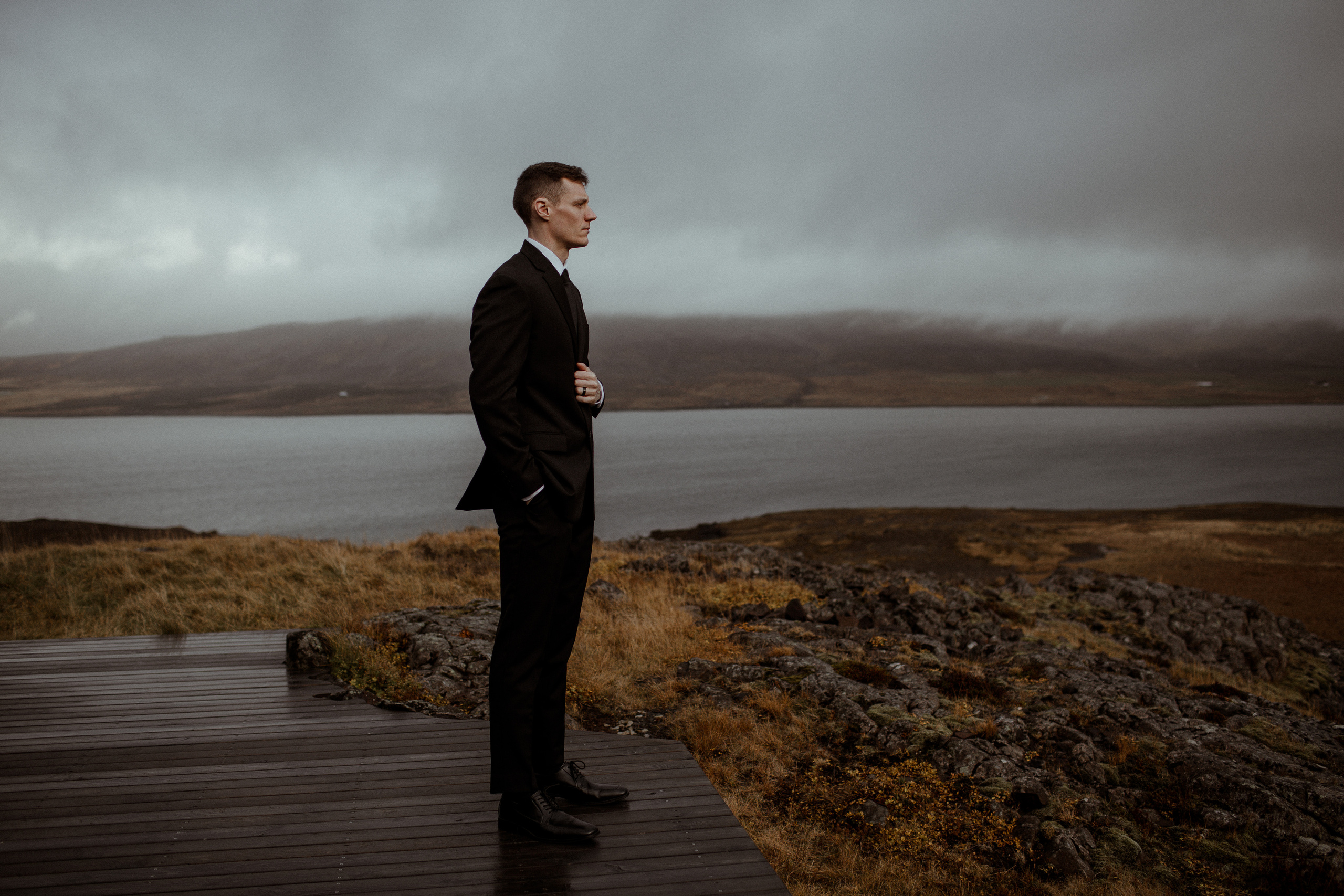 Scenic Fjords Elopement in Iceland. Iceland elopement photographer & videographer