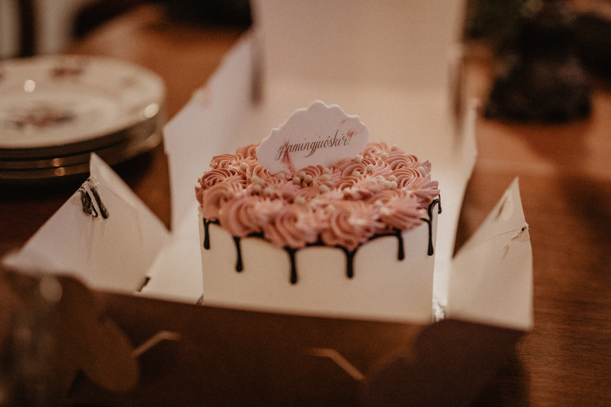 Ceremony at secret waterfall Iceland. Iceland elopement photographer & videographer