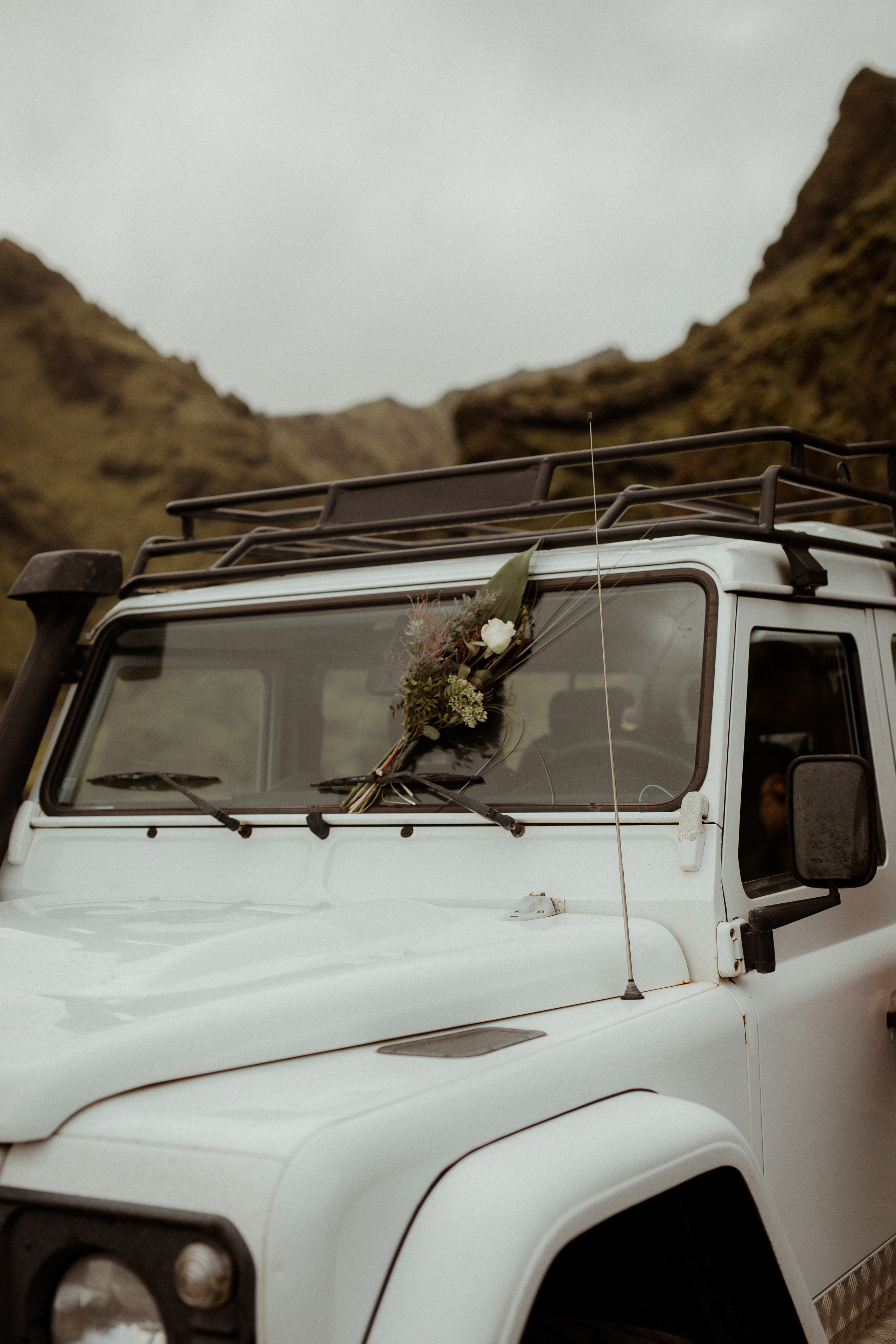 Ceremony at secret waterfall Iceland. Iceland elopement photographer & videographer