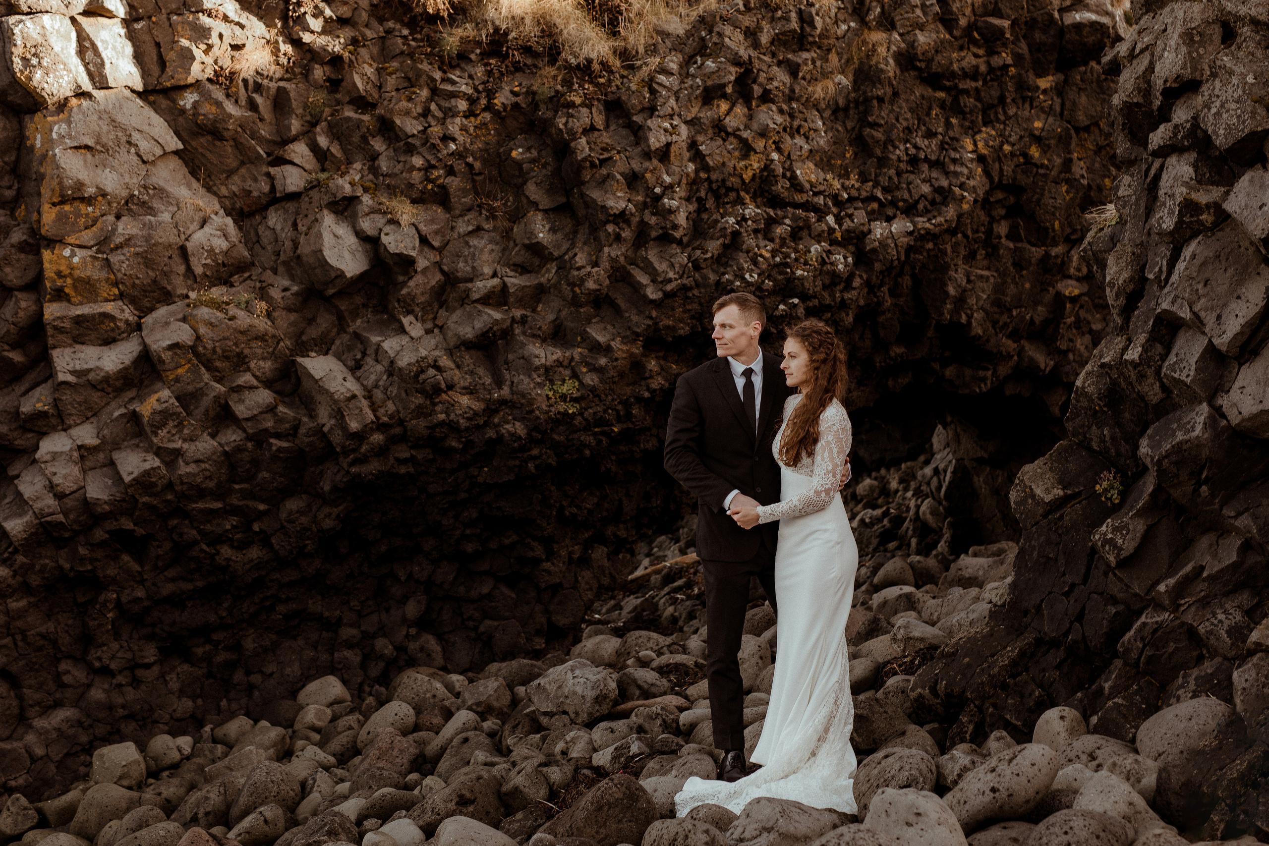 Scenic Fjords Elopement in Iceland. Iceland elopement photographer & videographer