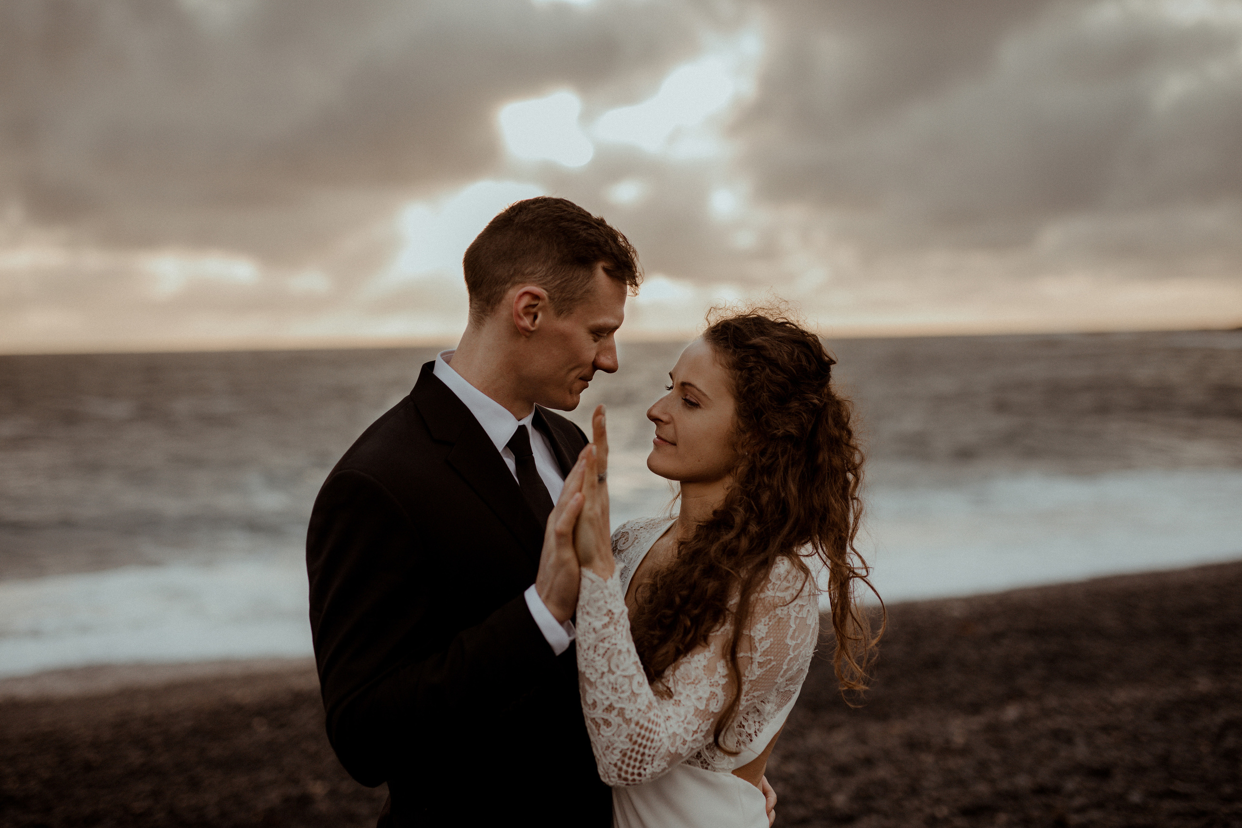 Scenic Fjords Elopement in Iceland. Iceland elopement photographer & videographer