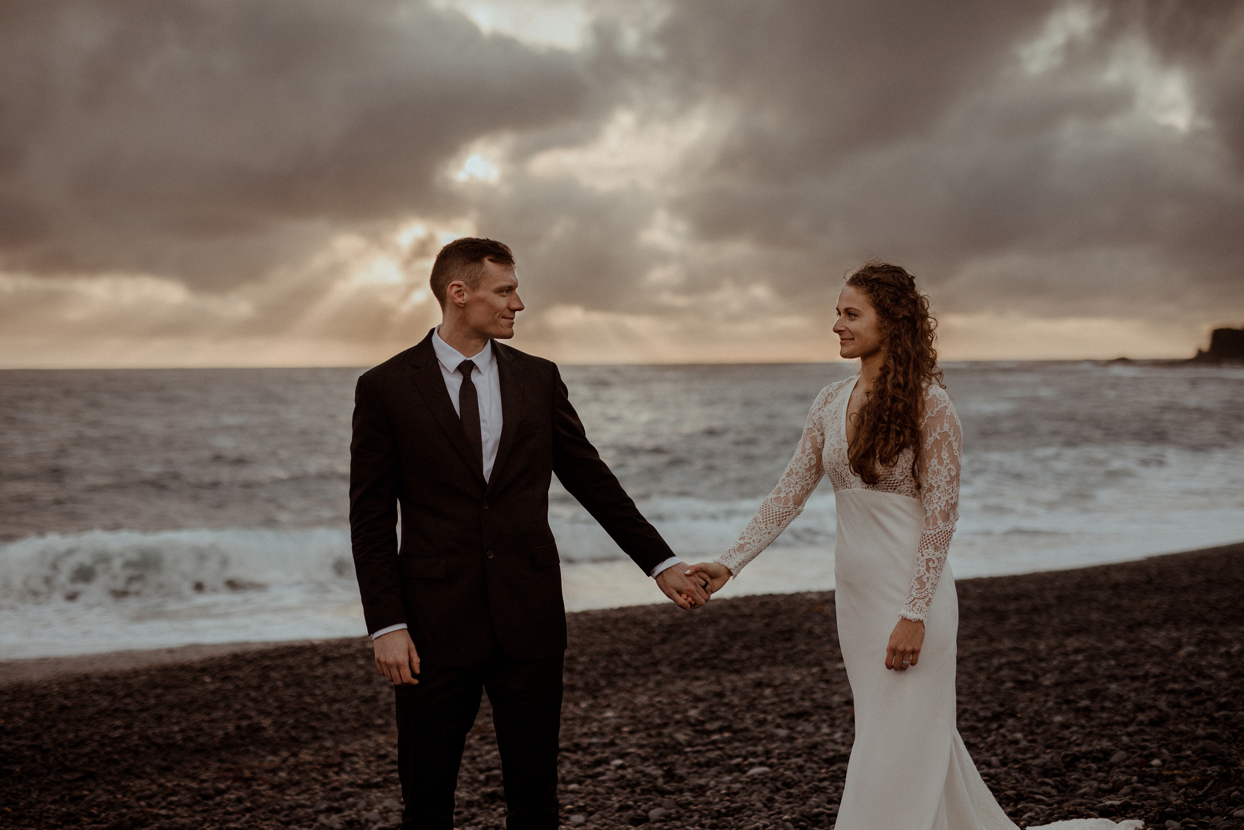 Scenic Fjords Elopement in Iceland. Iceland elopement photographer & videographer