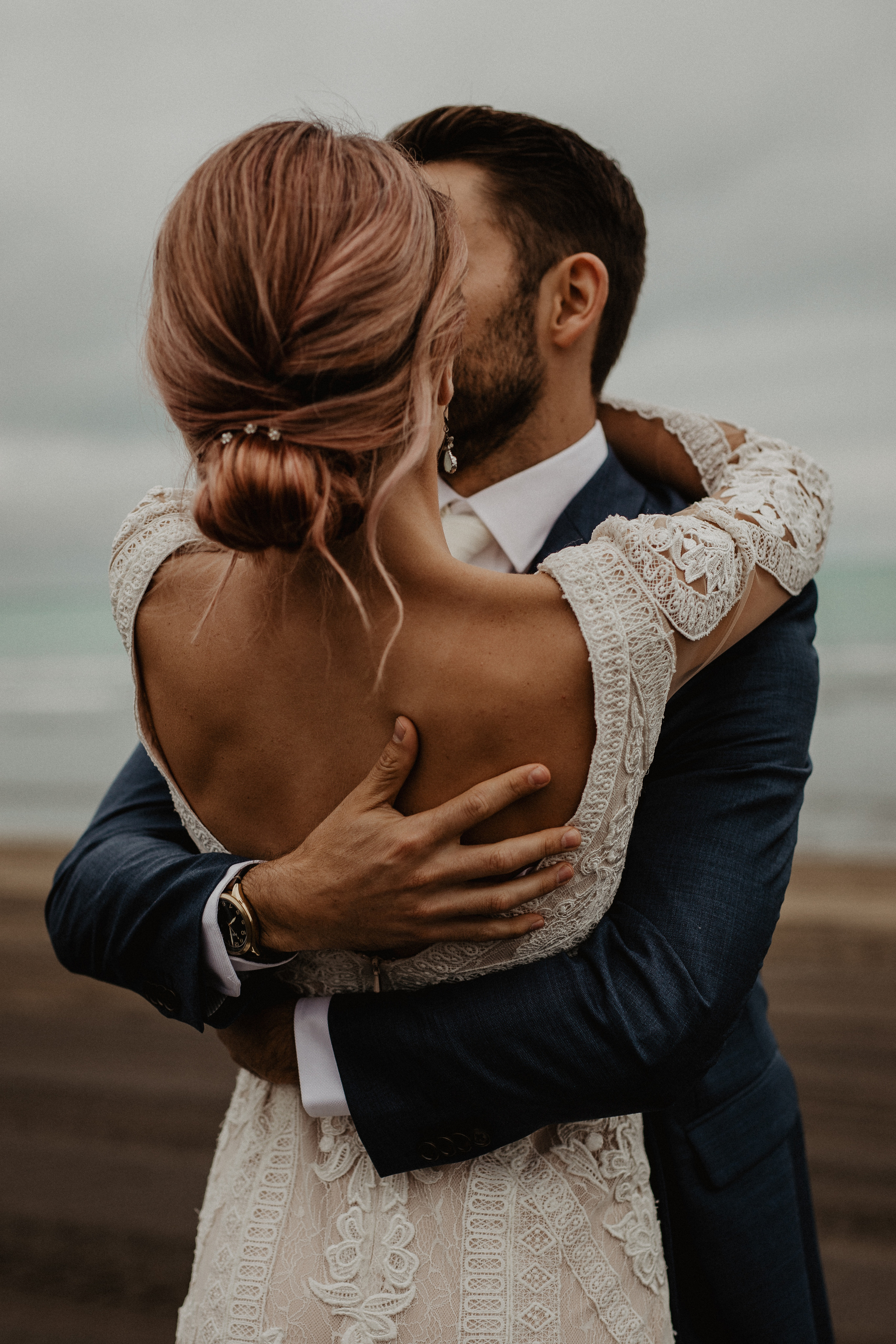 Elopement at Haifoss waterfall. Iceland elopement photographer & videographer