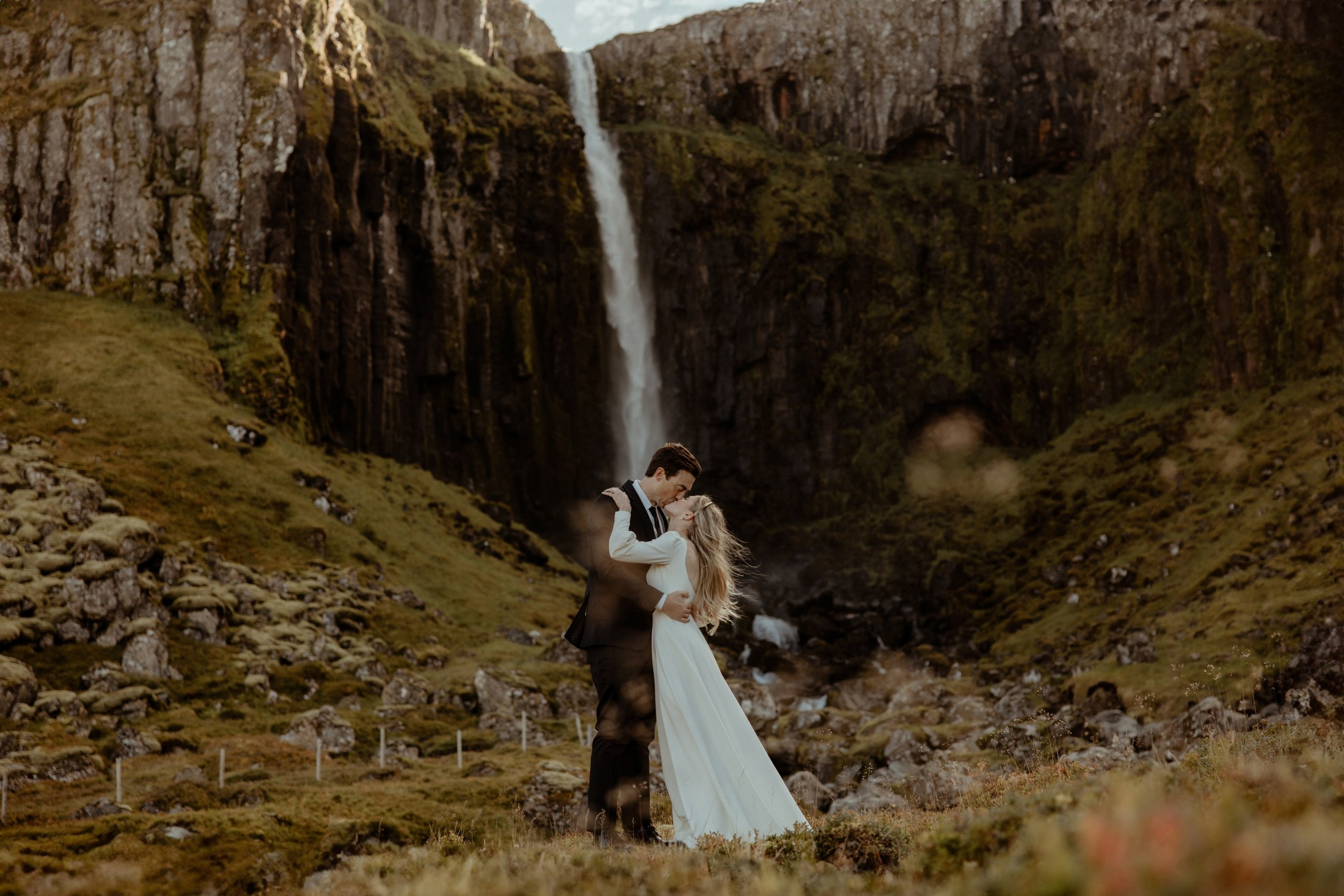 Iceland elopement at Budir Black Church | Snæfellsnes wedding by Iceland elopement photographer & videographer. Iceland elopement photographer & videographer