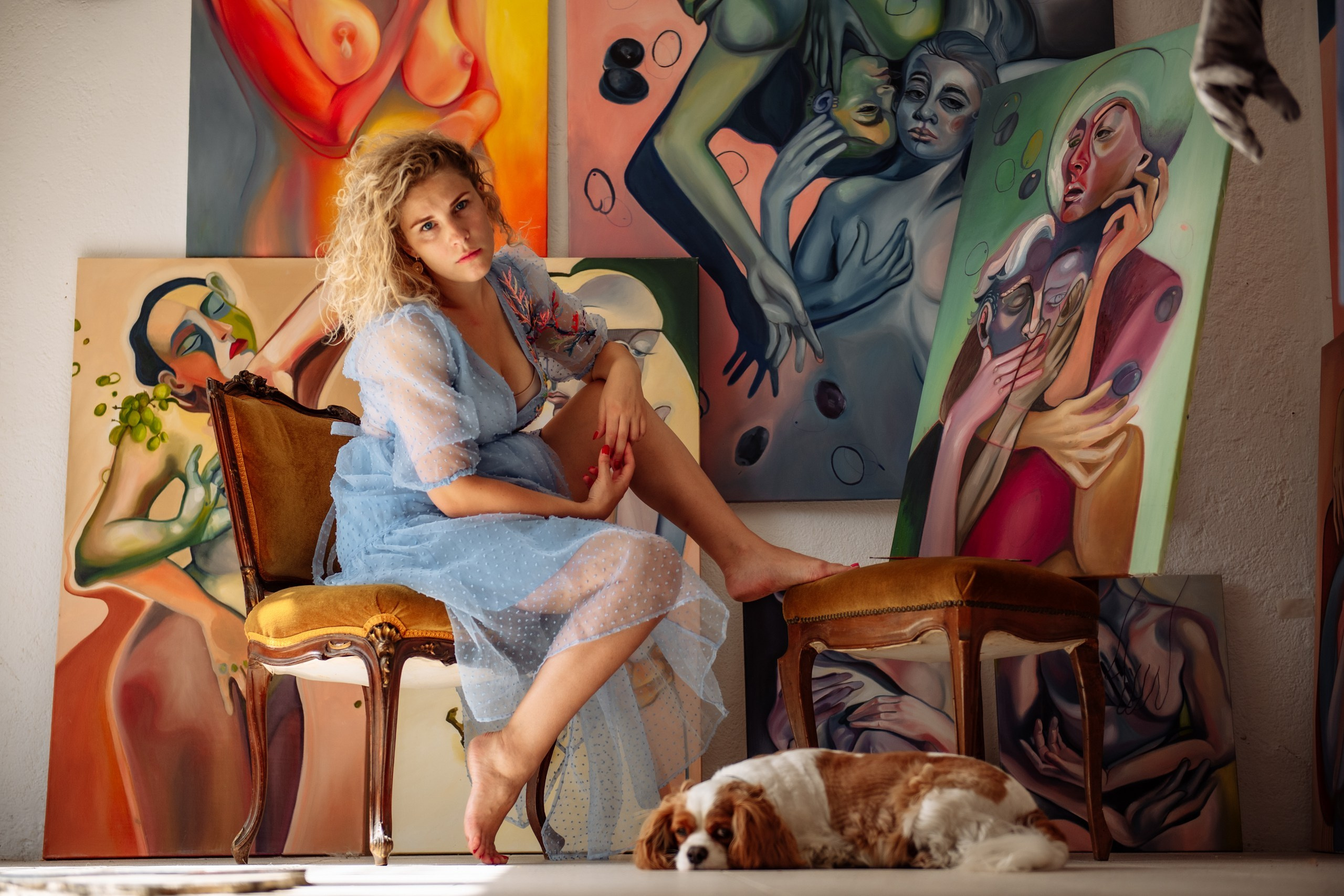 Pintora Alexandra. Фотограф Екатерина Гасанова — фотосессии в Барселоне