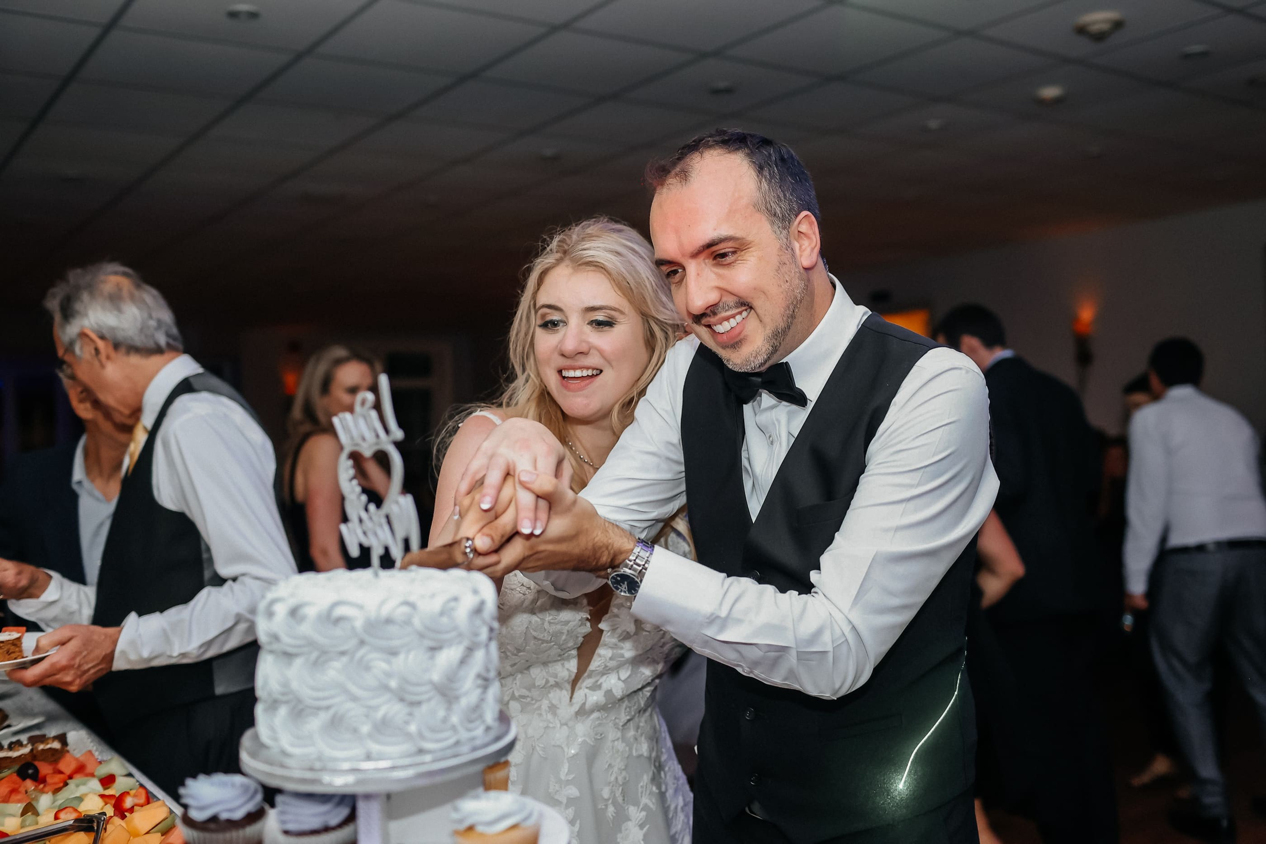 Tearful wedding ceremony in Toronto - genuine emotions captured by Storytellers Films