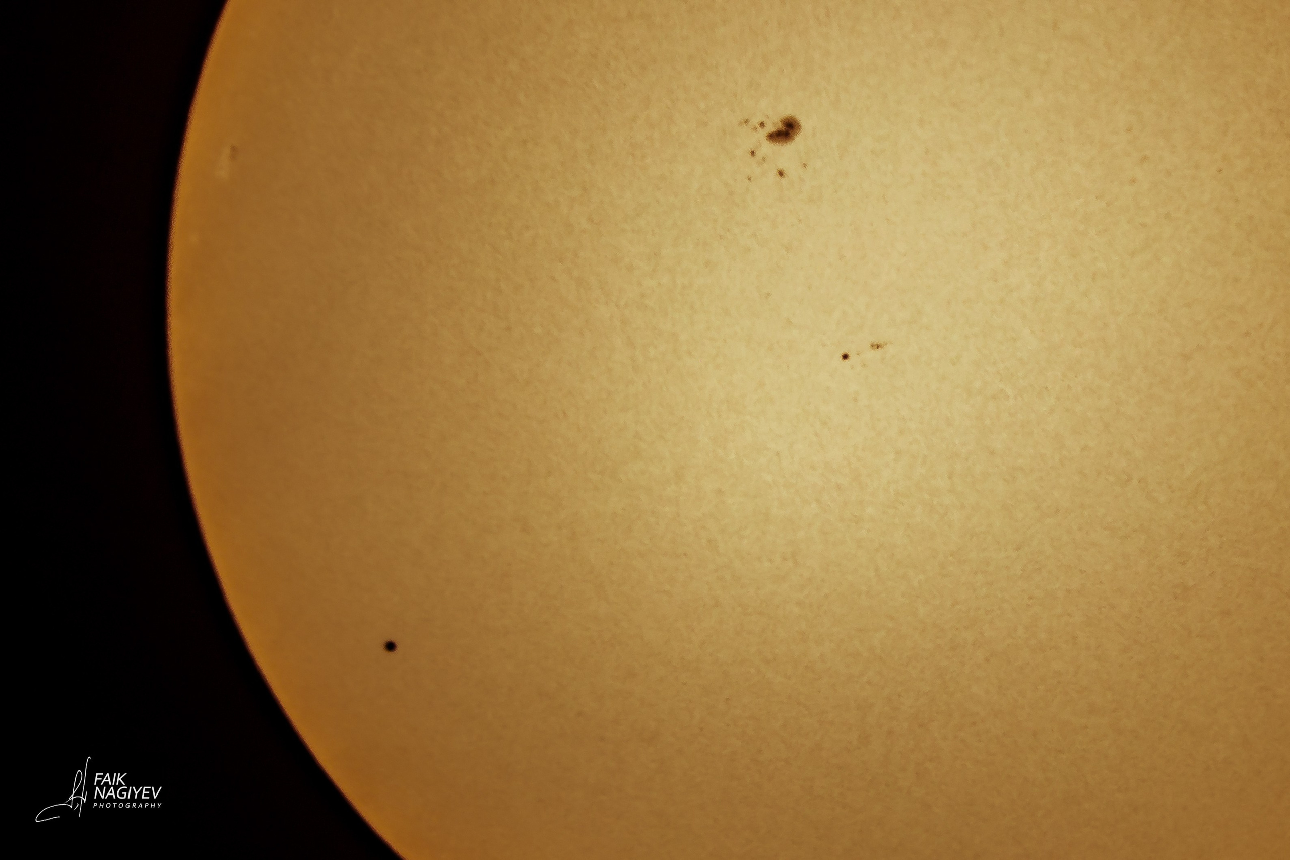 Merkurinin Günəş diskinin qarşısından tranziti. Həvəskar Astronomlar Cəmiyyəti — Astronomy.az