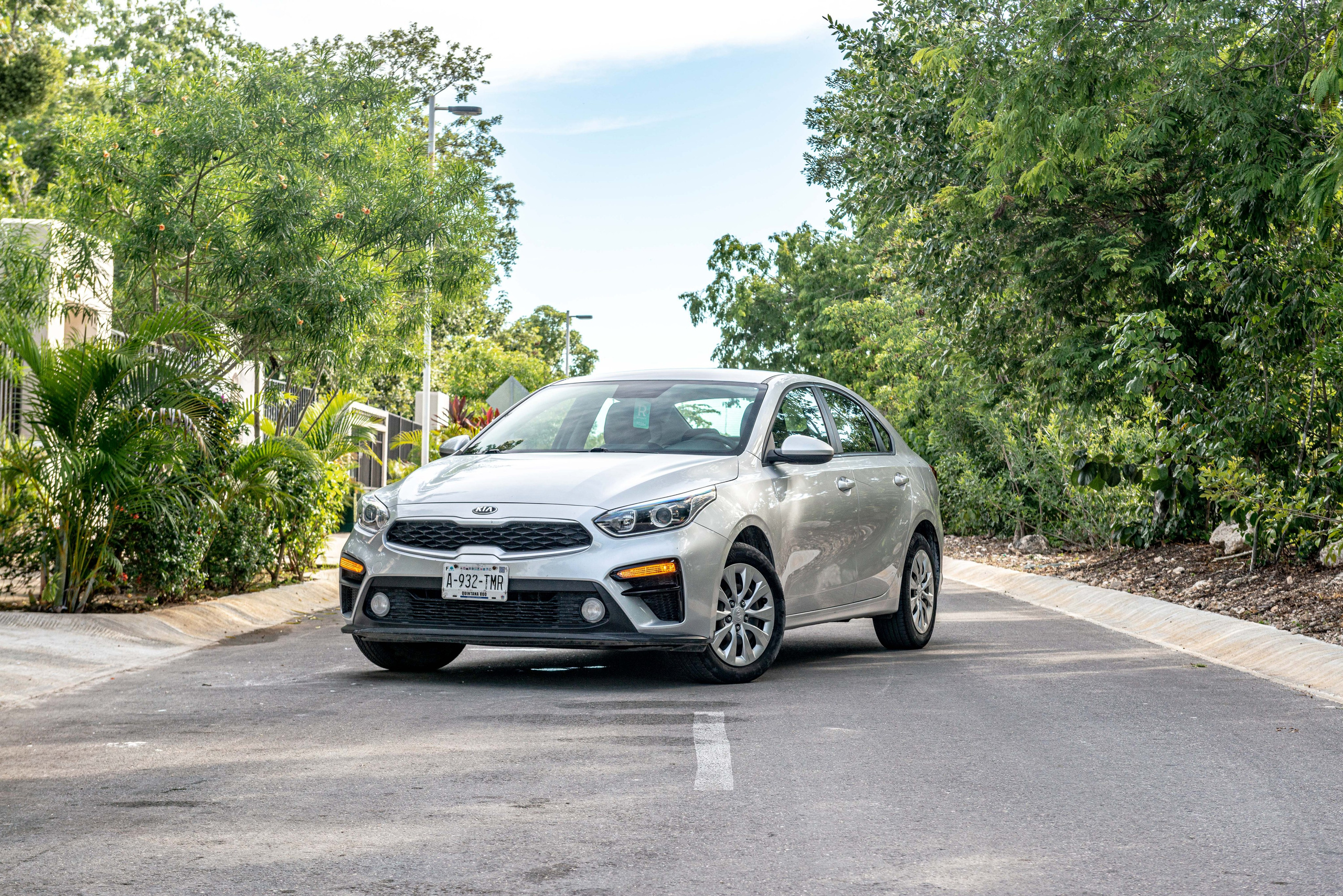 Съемка автомобиля Kia Forte 2019. FOTÓGRAFO MÉXICO QUINTANA ROO