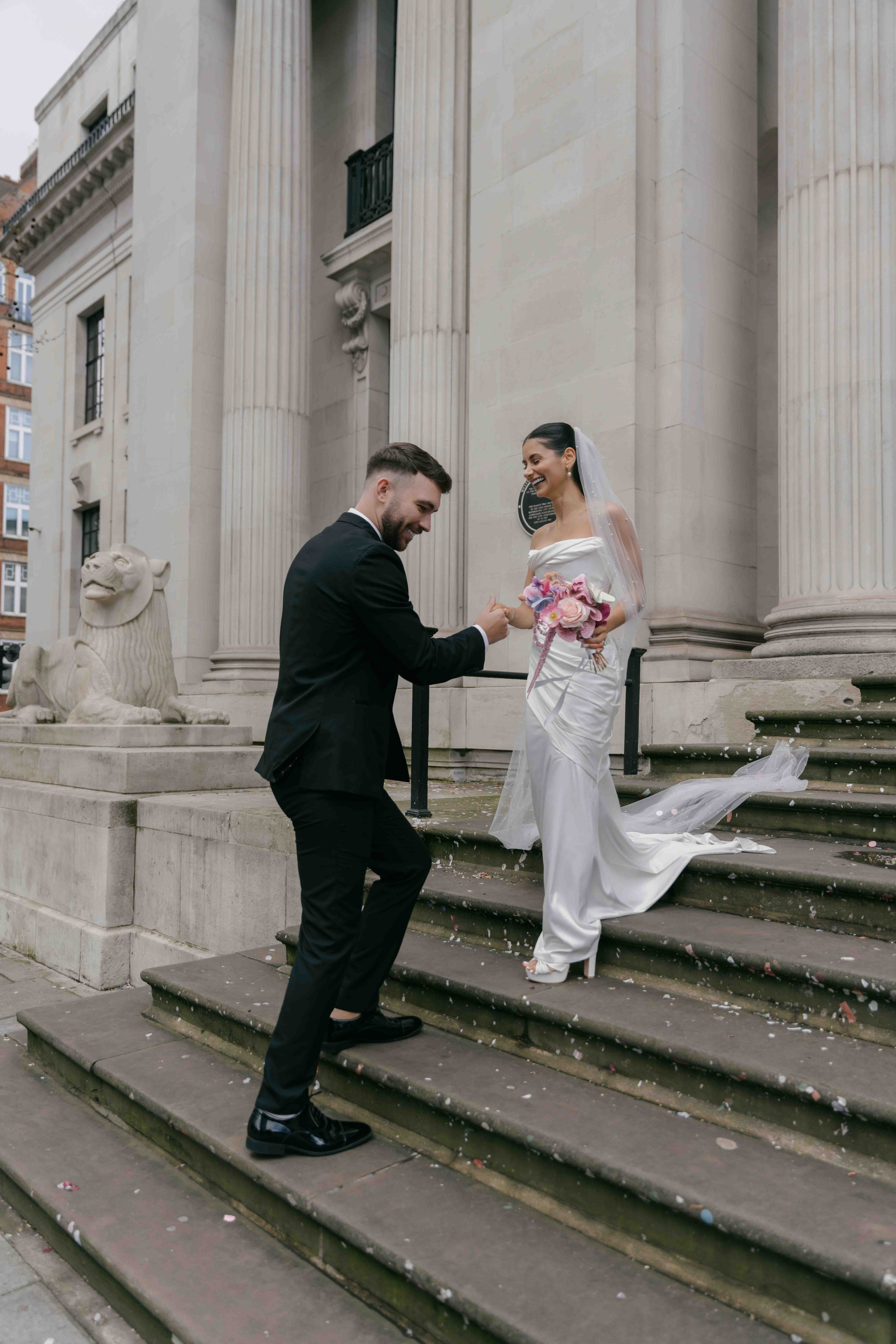 Intimate Wedding at Marylebone Town Hall, London | Small Wedding Story. London Wedding Photographer | Engagement & Proposal Photography by Natasha Ferreira