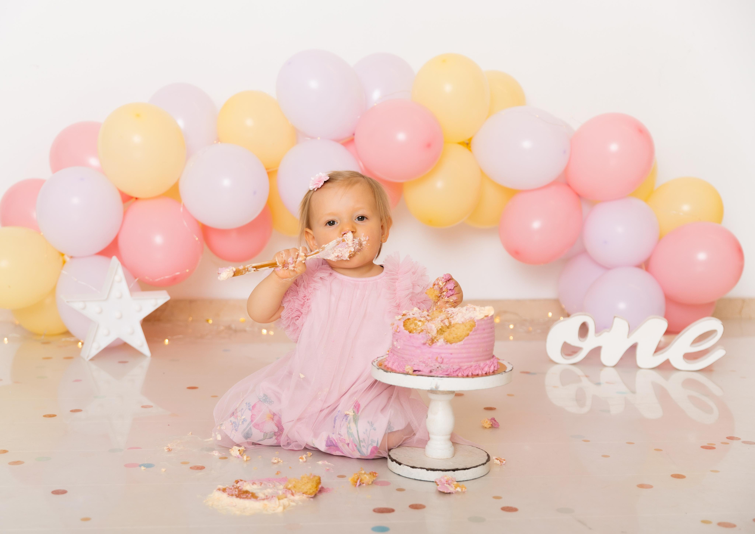 Smash cake или «Первый тортик». Фотограф в Испании ( Аликанте, Торревьеха, Бенидорм )