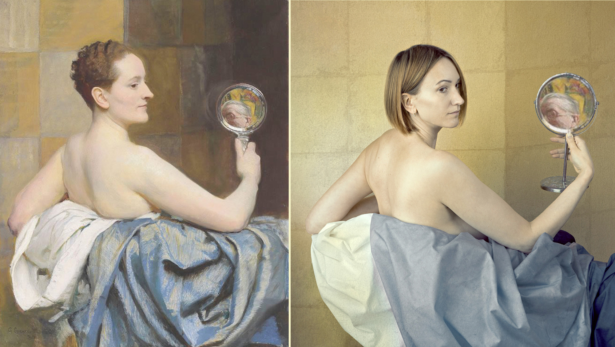 Hommage to George Spencer Watson. The Mirror